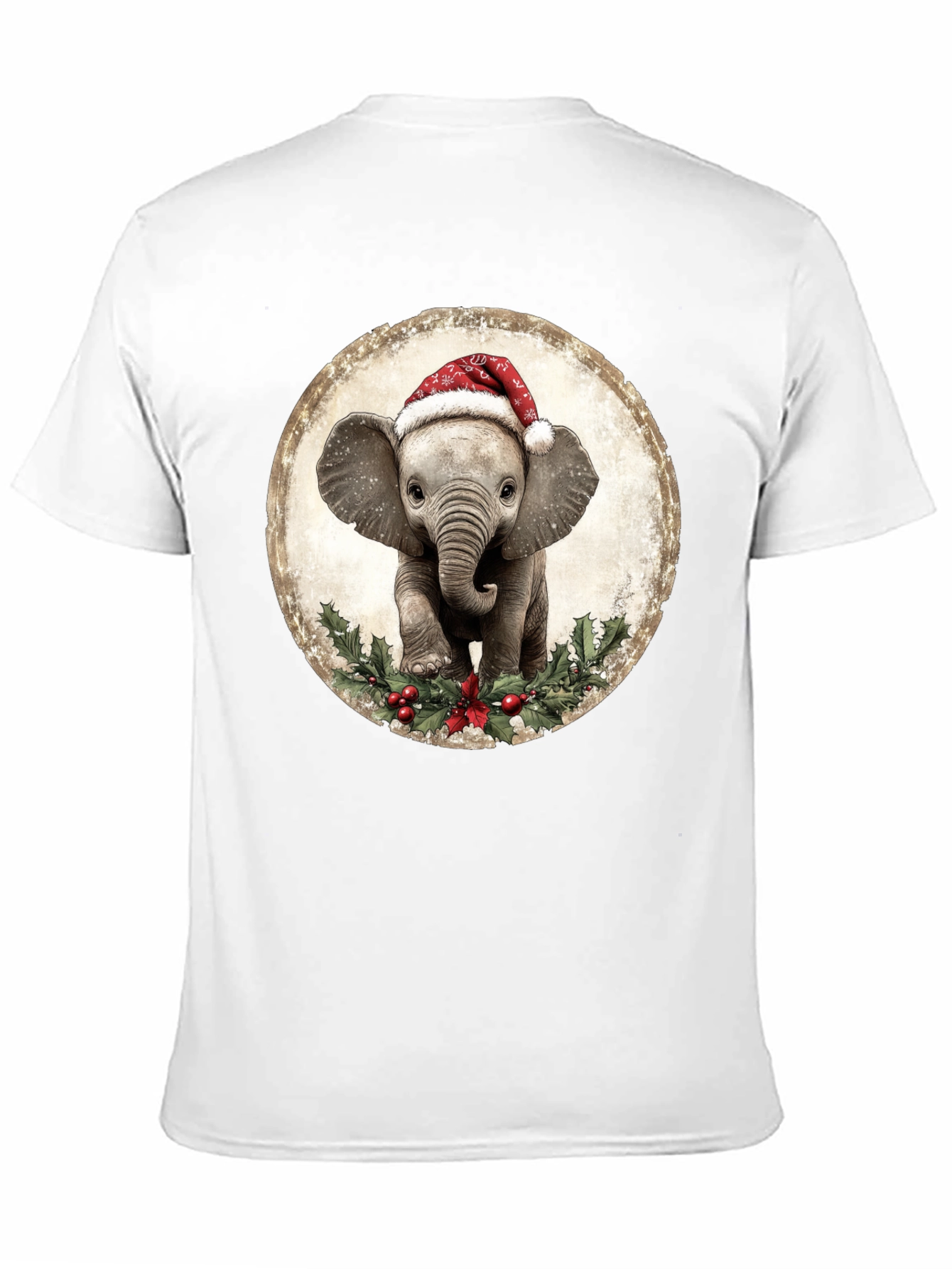 Christmas Elephant T-Shirt: Cute Holiday Apparel