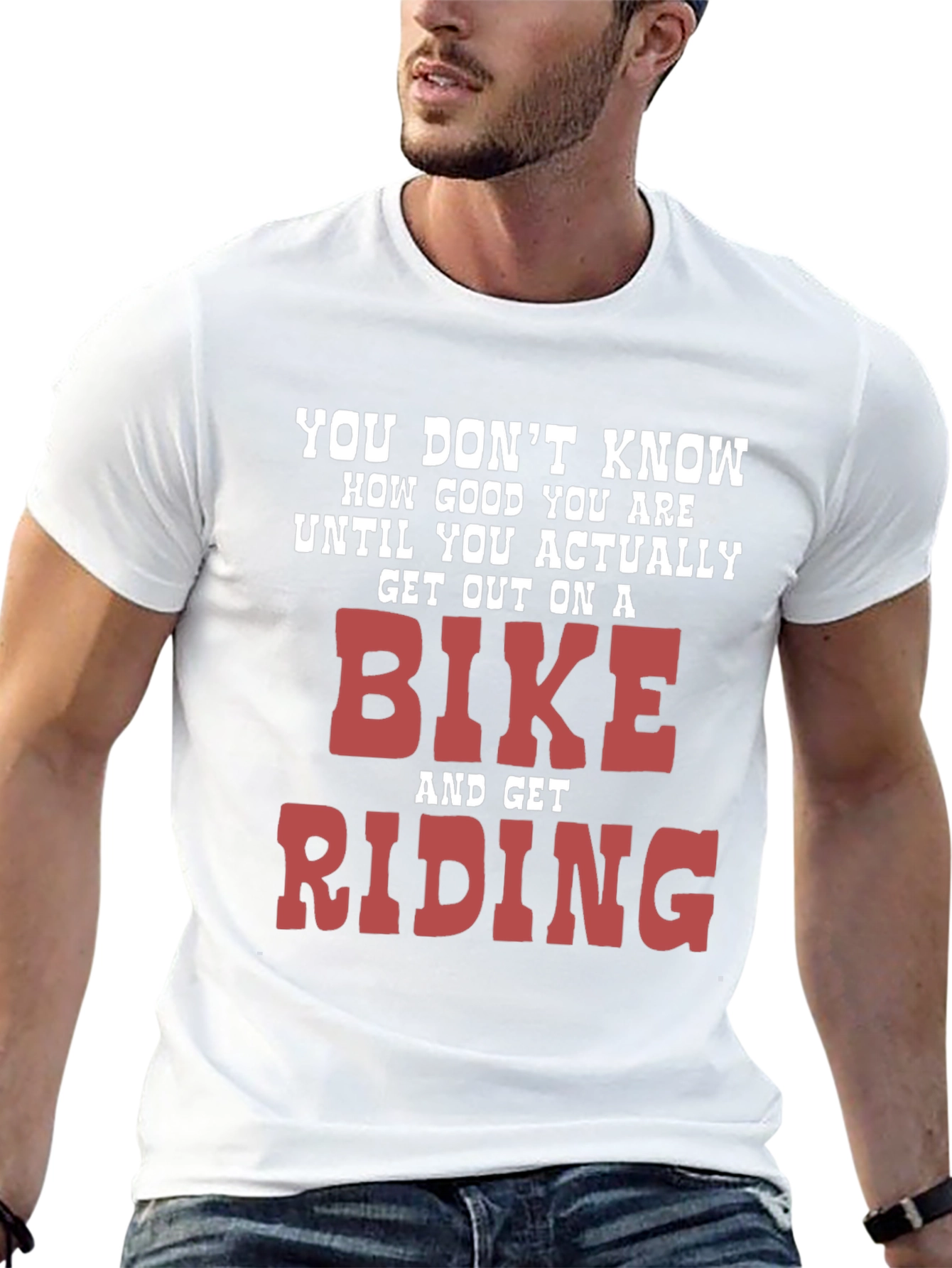 Bike Riding Motivational T-Shirt