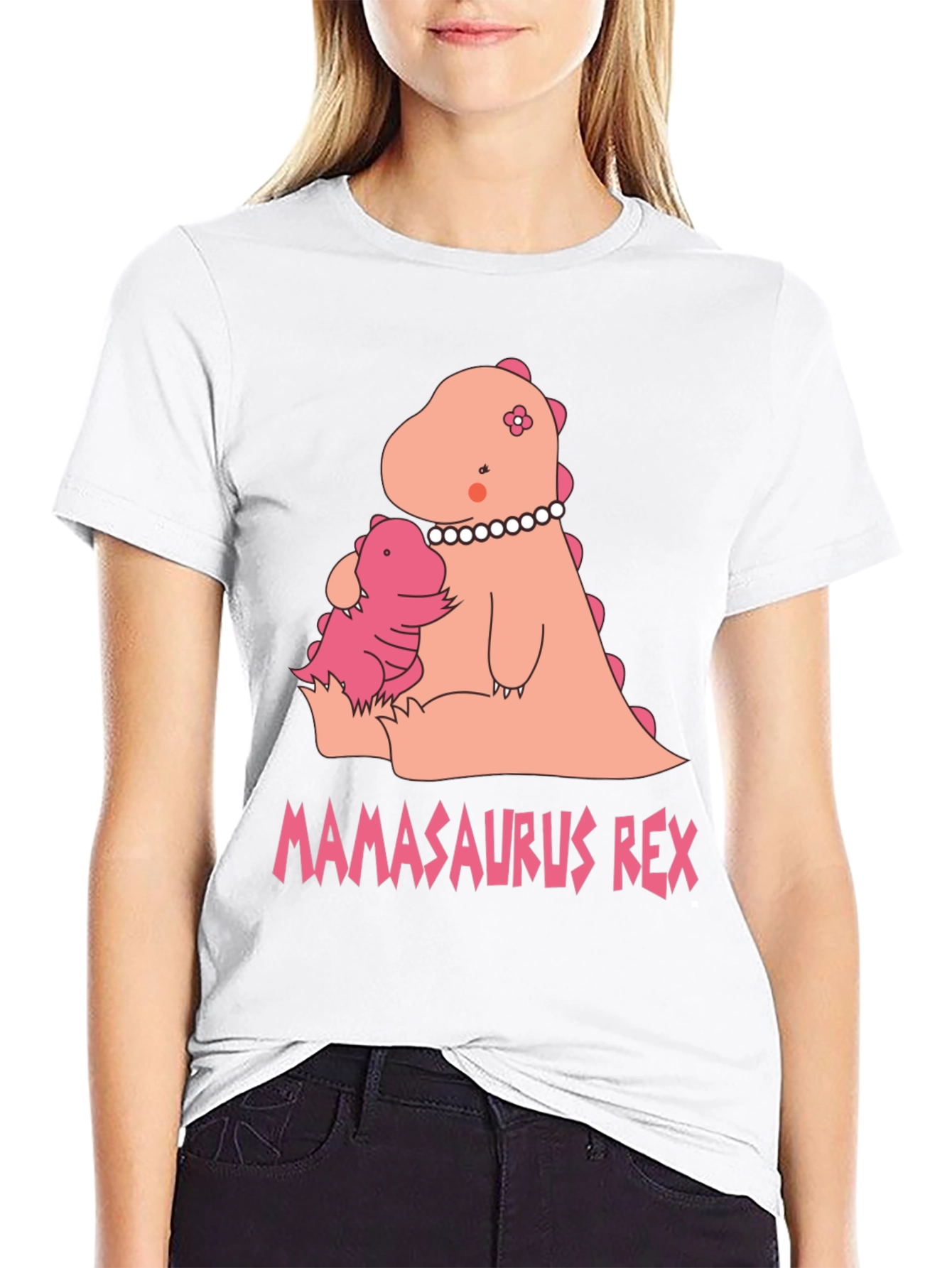 Mamasaurus Rex T-Shirt - Cute Dinosaur Graphic Tee