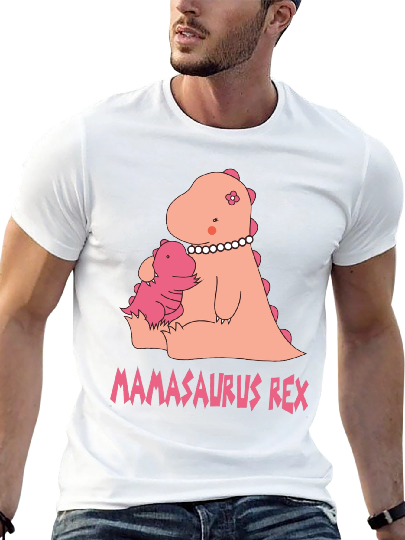 Mamasaurus Rex T-Shirt - Cute Dinosaur Graphic Tee