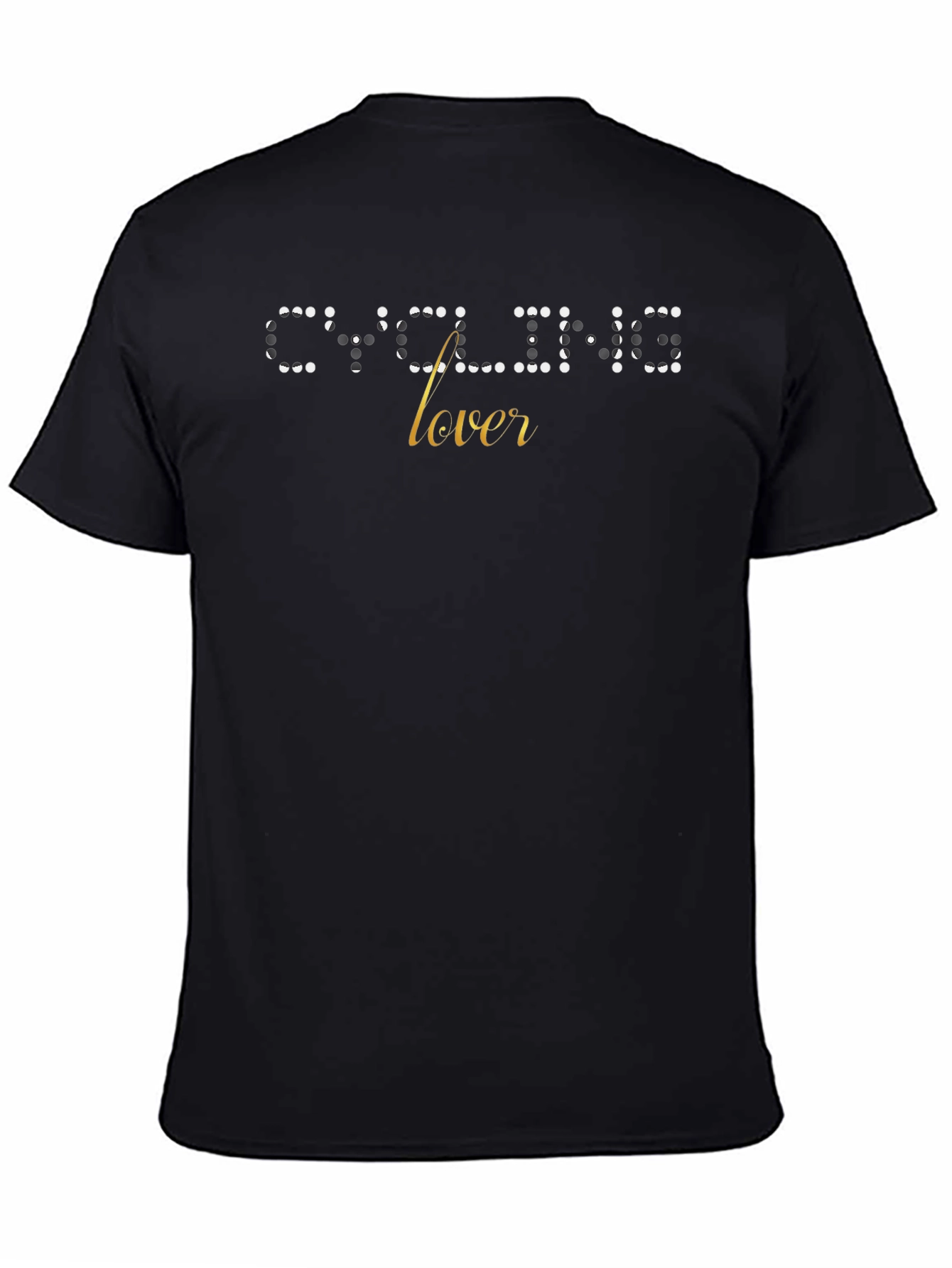 Cycling Lover Black Graphic Tee
