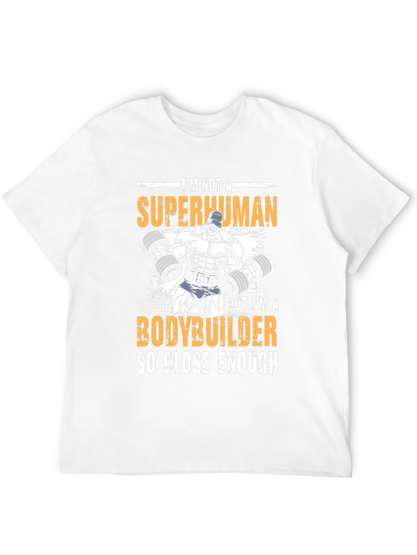 Bodybuilder Graphic T-Shirt - Superhuman Design