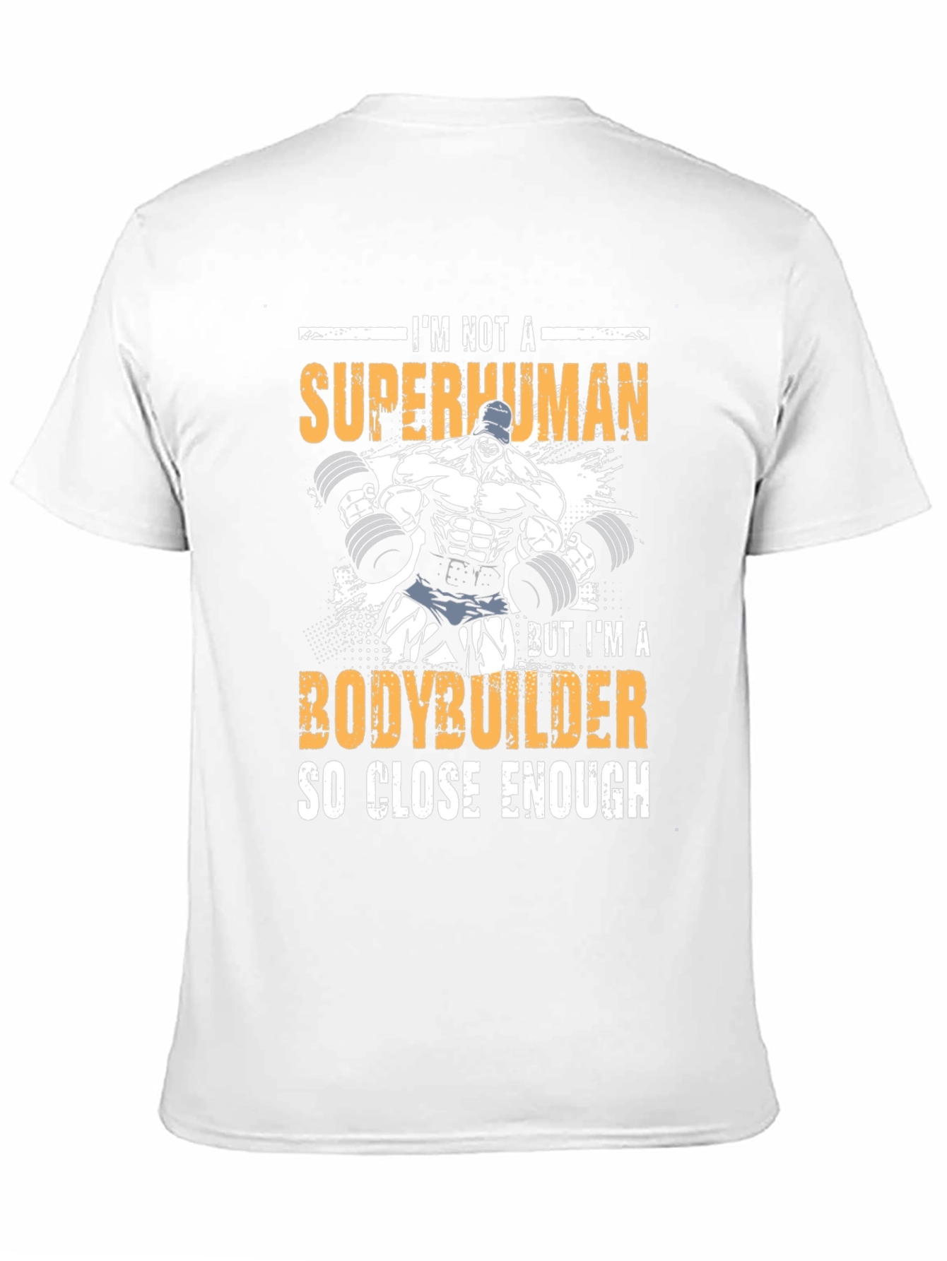 Bodybuilder Graphic T-Shirt - Superhuman Design