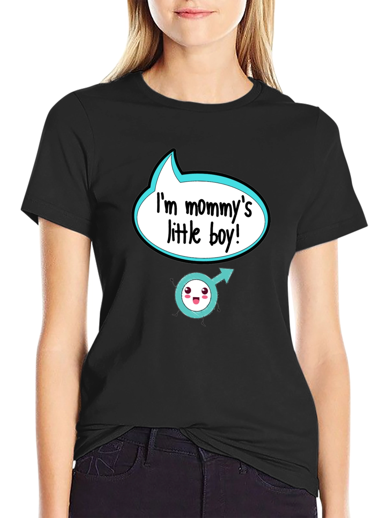 Mommys Little Boy Funny T-Shirt