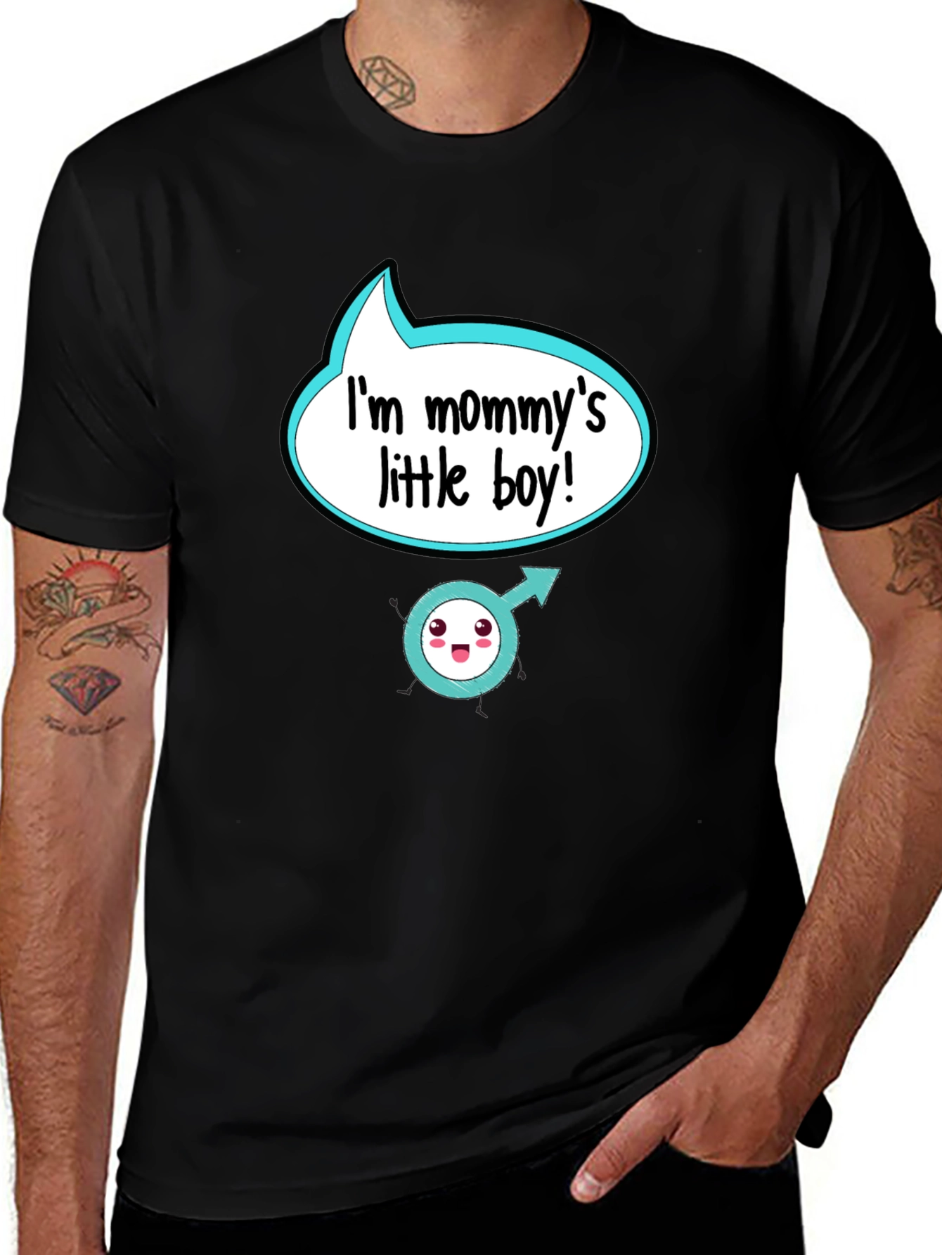Mommys Little Boy Funny T-Shirt