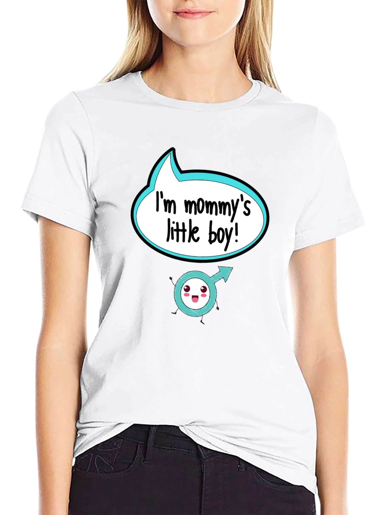 Mommys Little Boy Funny T-Shirt
