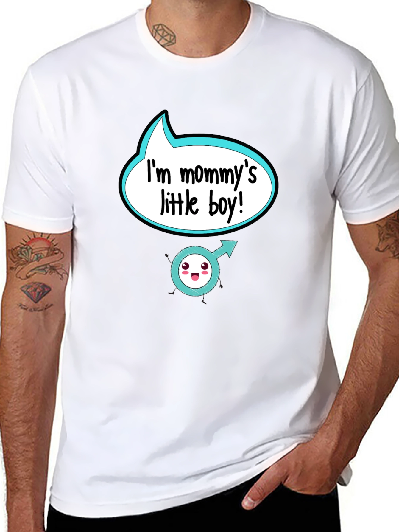 Mommys Little Boy Funny T-Shirt