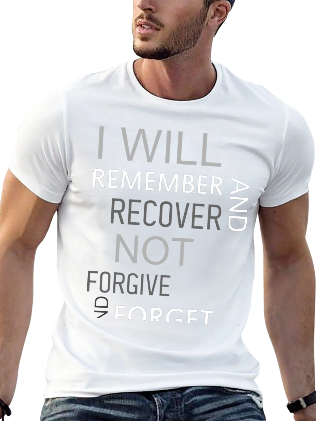 I Will Remember Black Graphic Tee