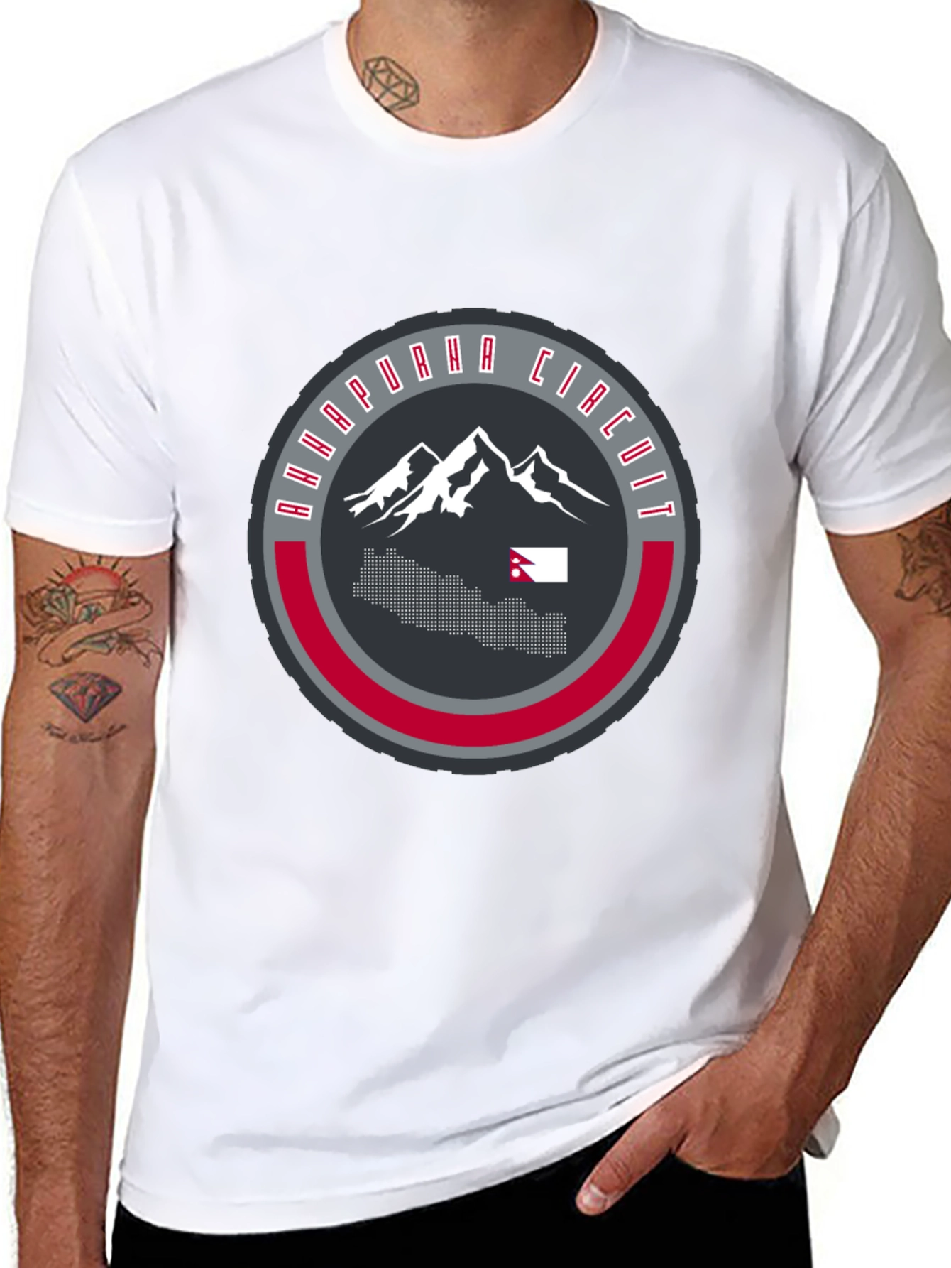 Annapurna Circuit T-Shirt - Nepal Hiking Souvenir
