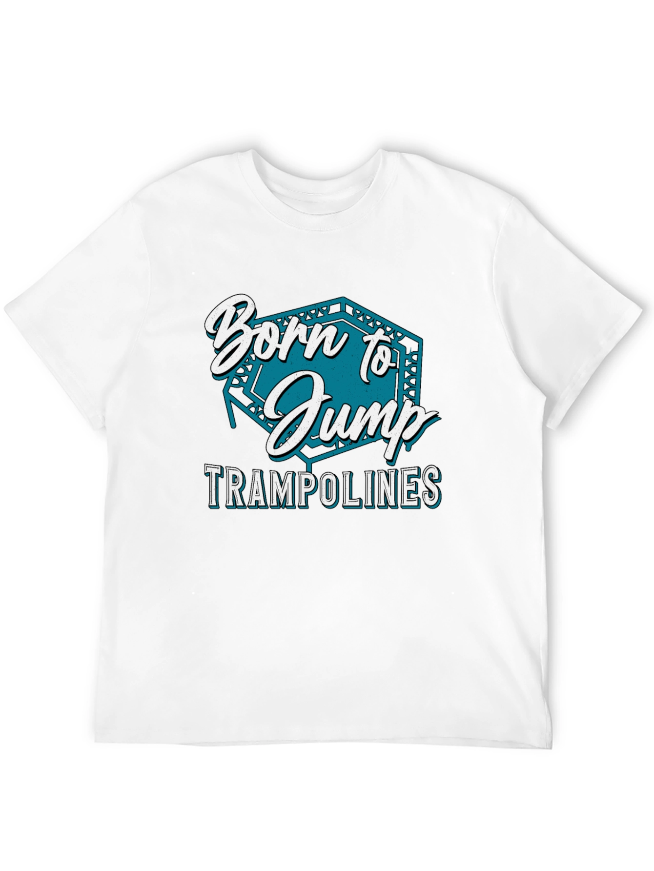 Born to Jump Trampolines Black T-Shirt