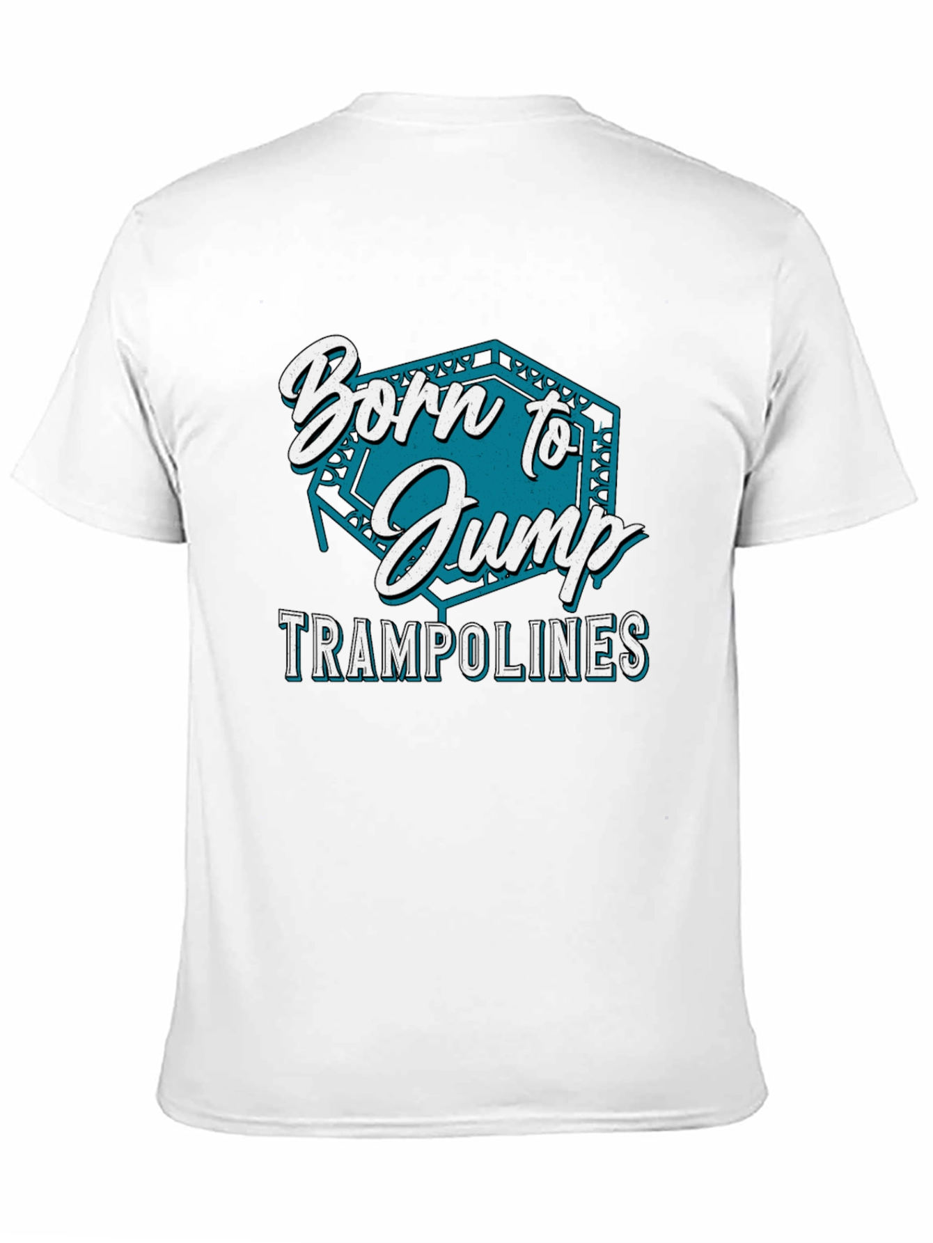 Born to Jump Trampolines Black T-Shirt
