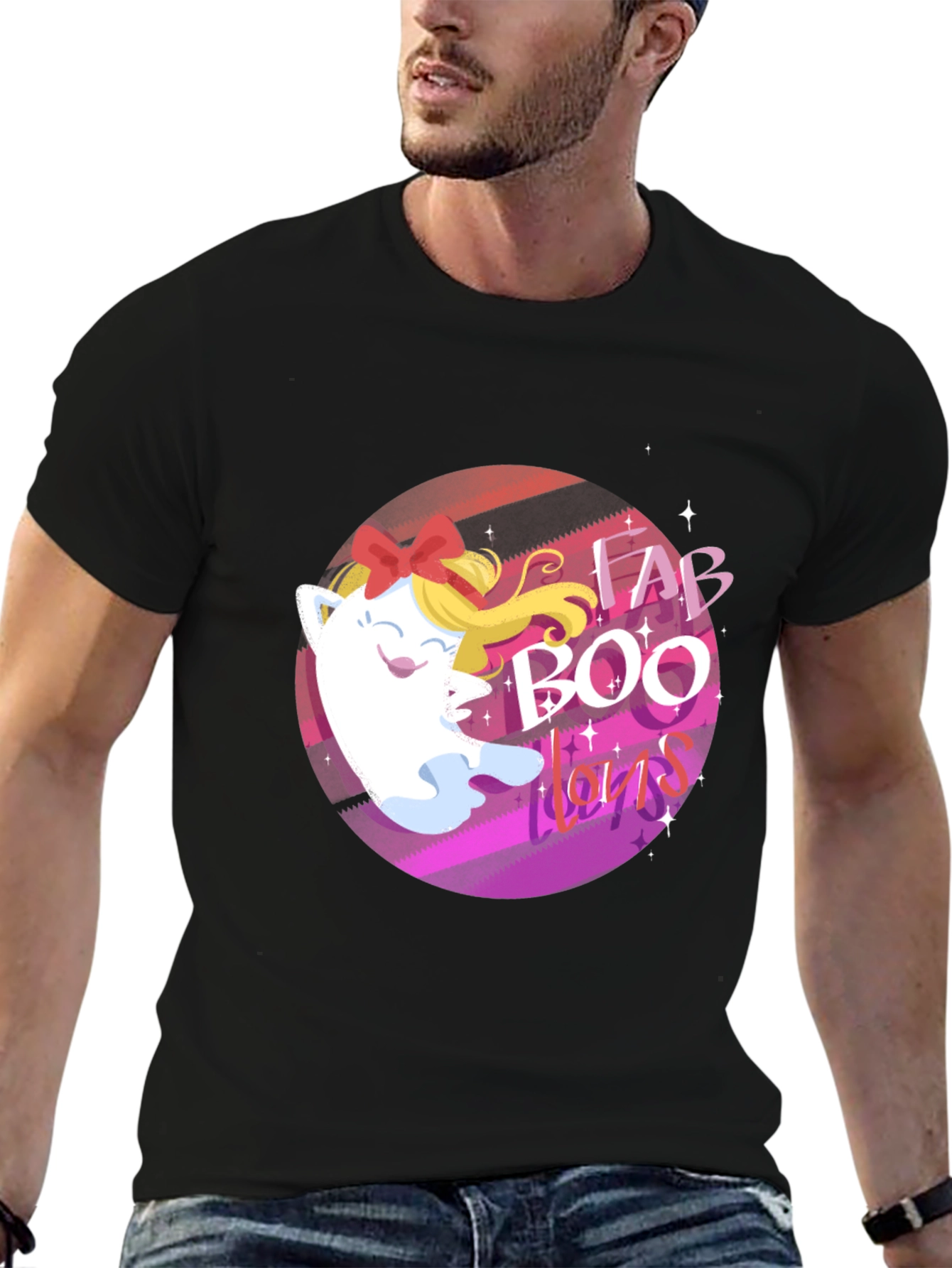 Fab Boo-Lous T-Shirt - Halloween Ghost