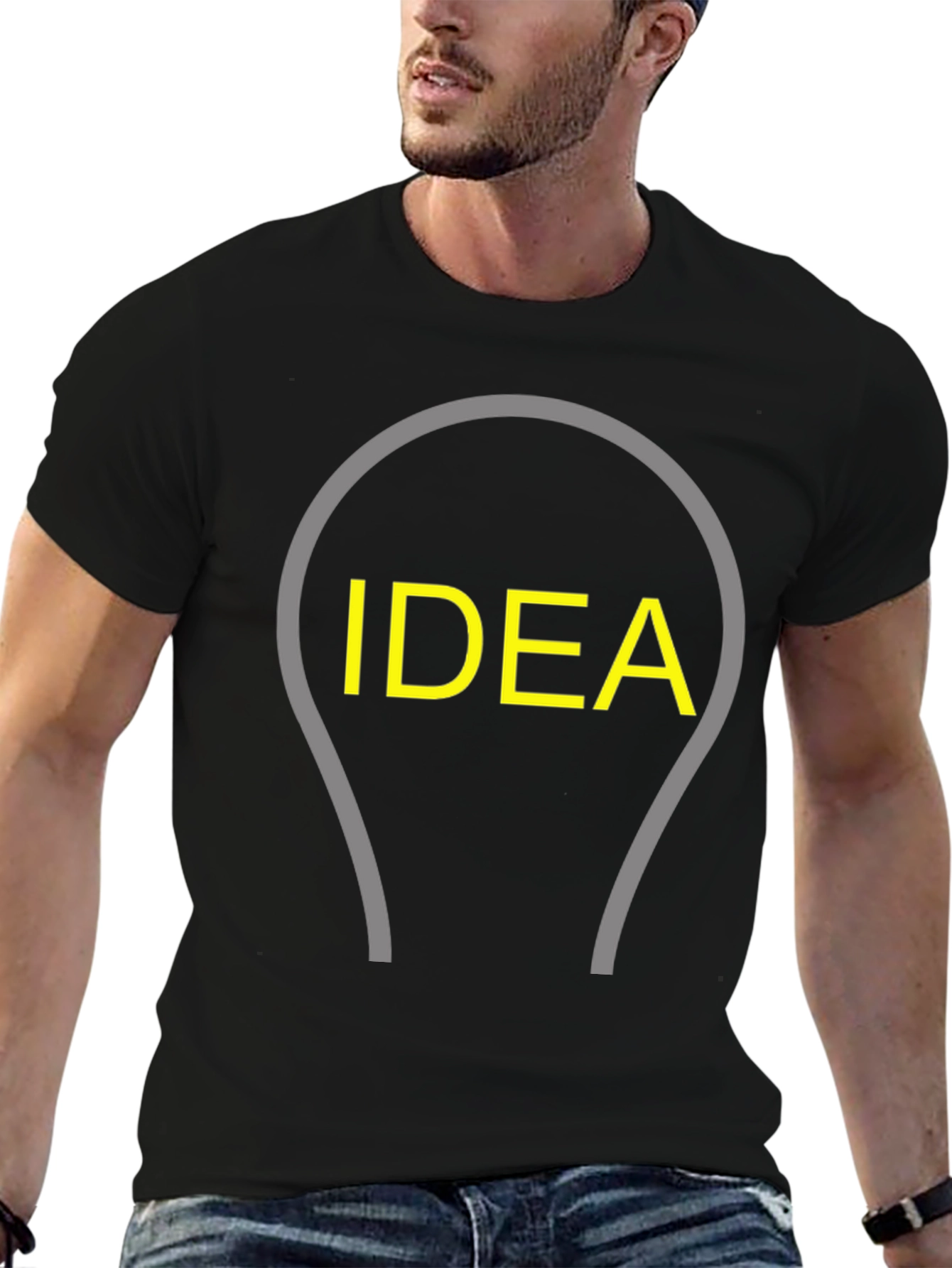 Idea Lightbulb T-Shirt - Creative Thinking Tee