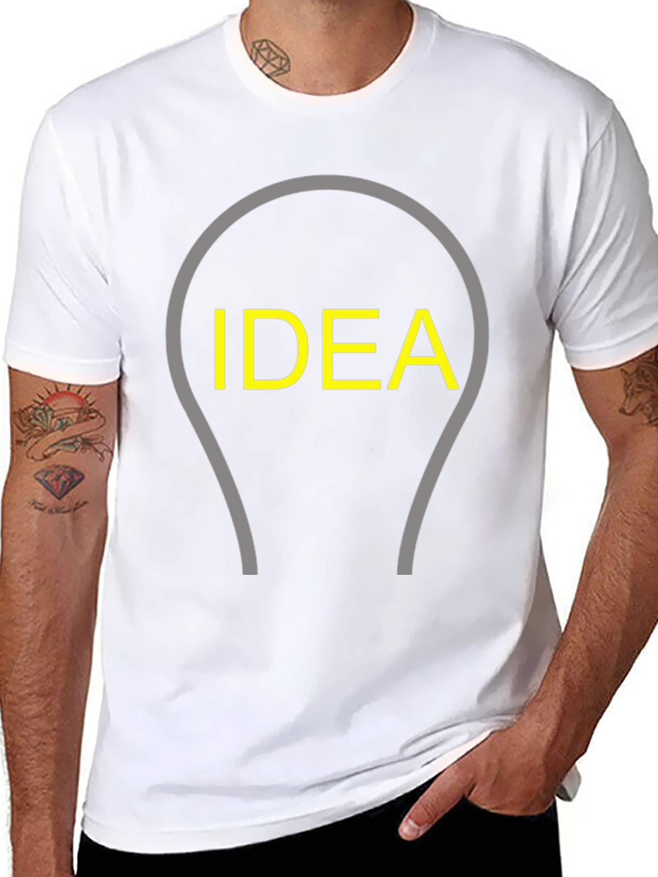 Idea Lightbulb T-Shirt - Creative Thinking Tee
