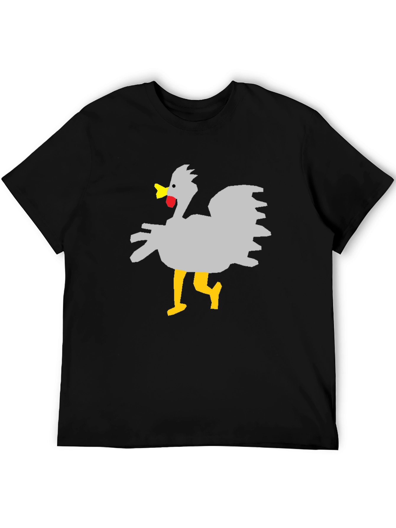 Funny Chicken Graphic T-Shirt - Unisex Black Tee