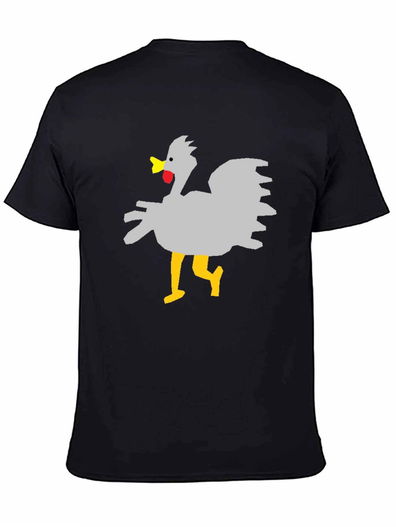 Funny Chicken Graphic T-Shirt - Unisex Black Tee