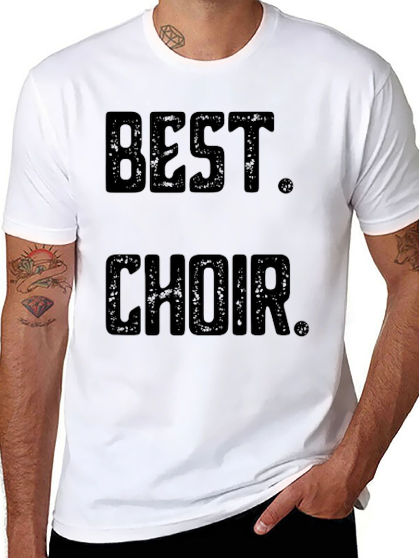 Best Choir T-Shirt - Black Crew Neck Tee