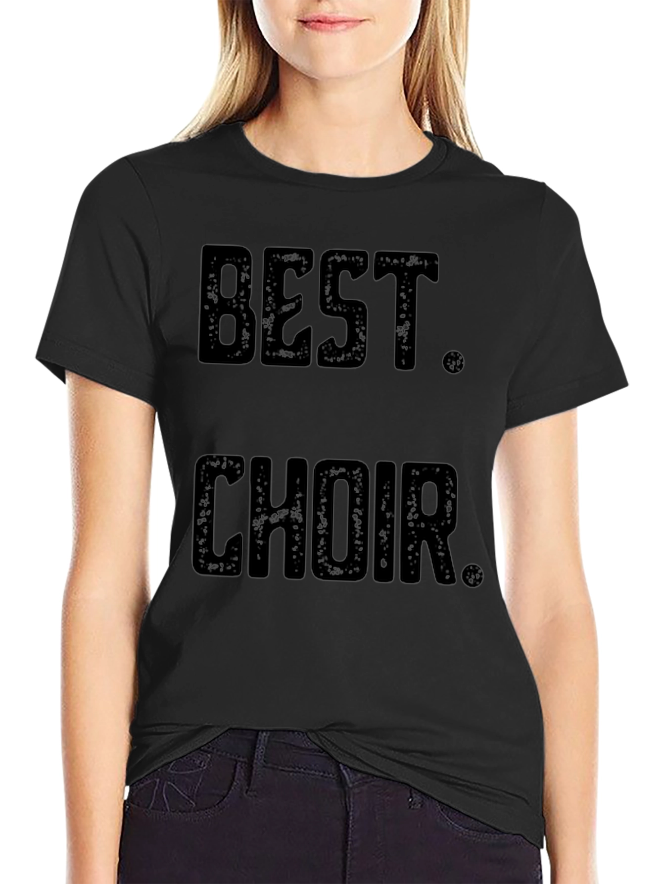 Best Choir T-Shirt - Black Crew Neck Tee