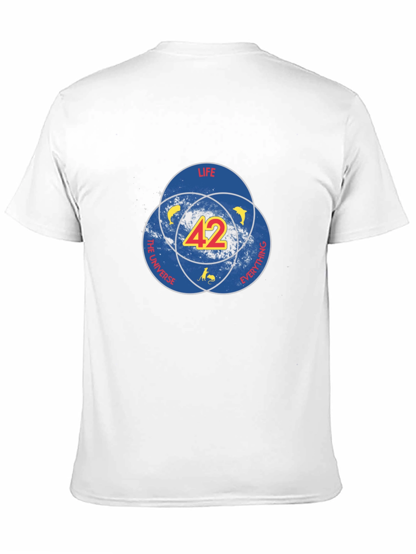42 Life Universe Everything T-Shirt - Mens Black Tee