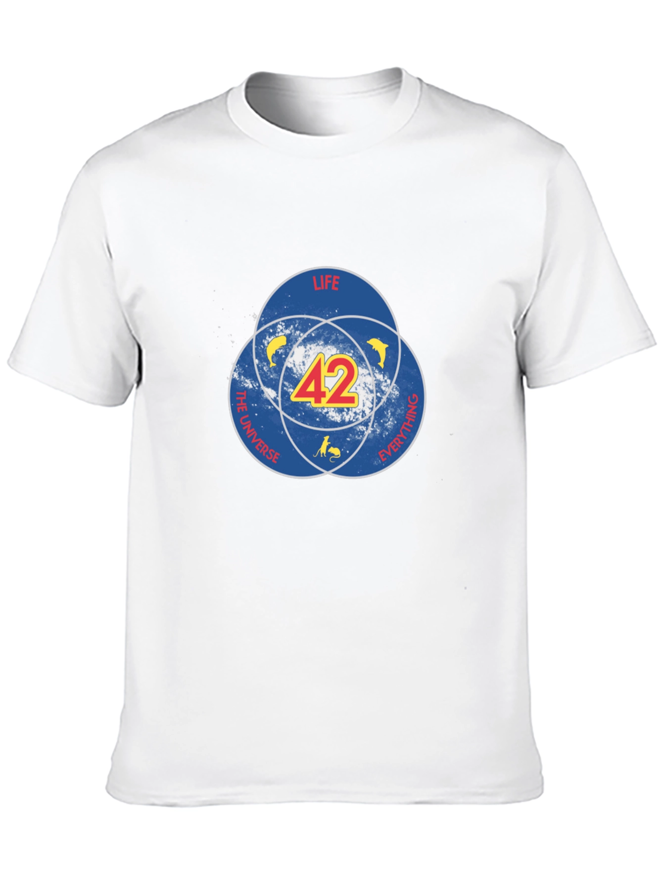 42 Life Universe Everything T-Shirt - Mens Black Tee