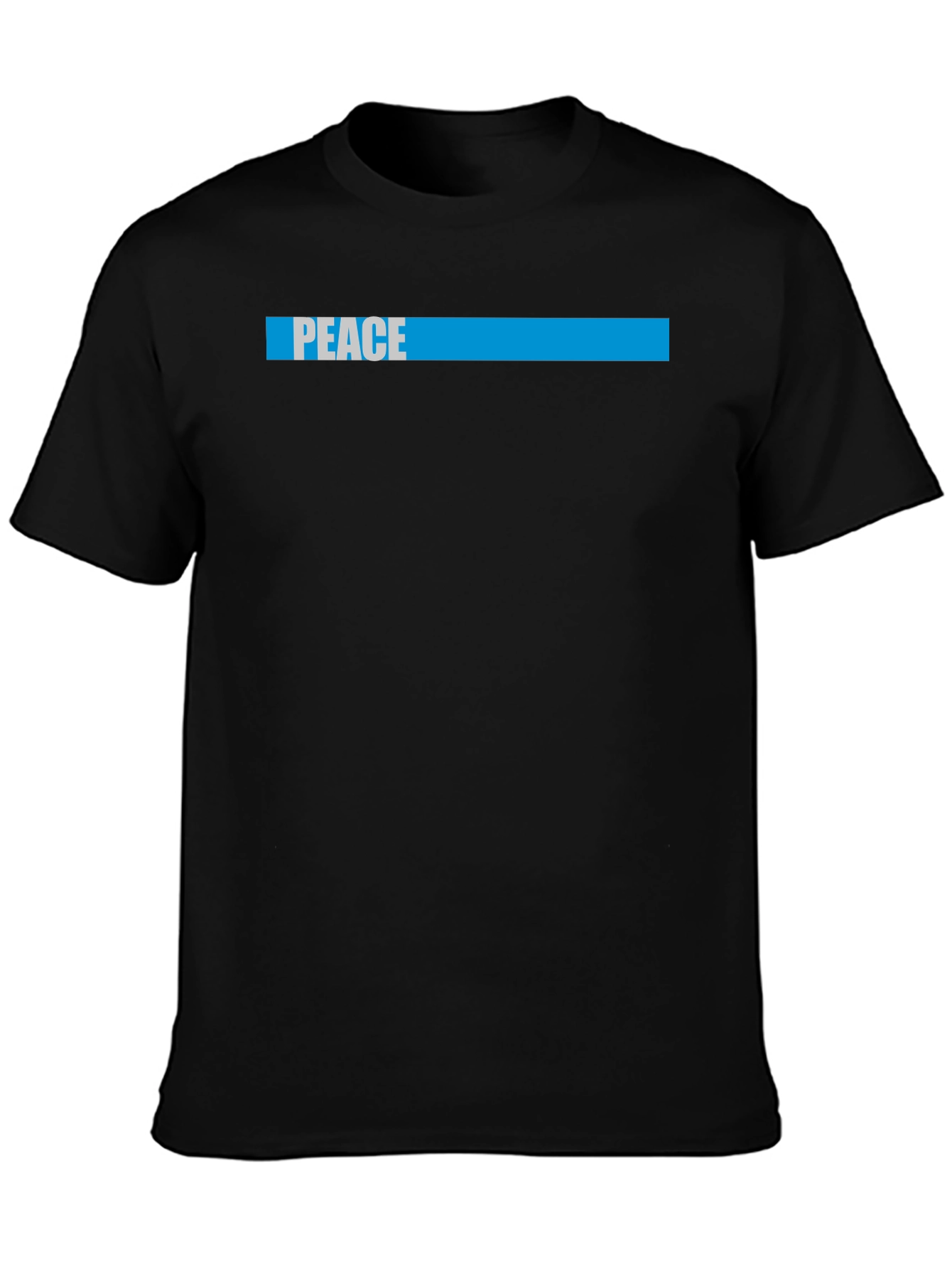 Peace Graphic Black T-Shirt - Casual Comfort