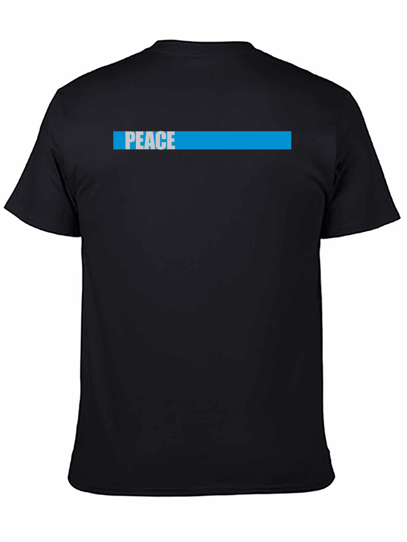 Peace Graphic Black T-Shirt - Casual Comfort