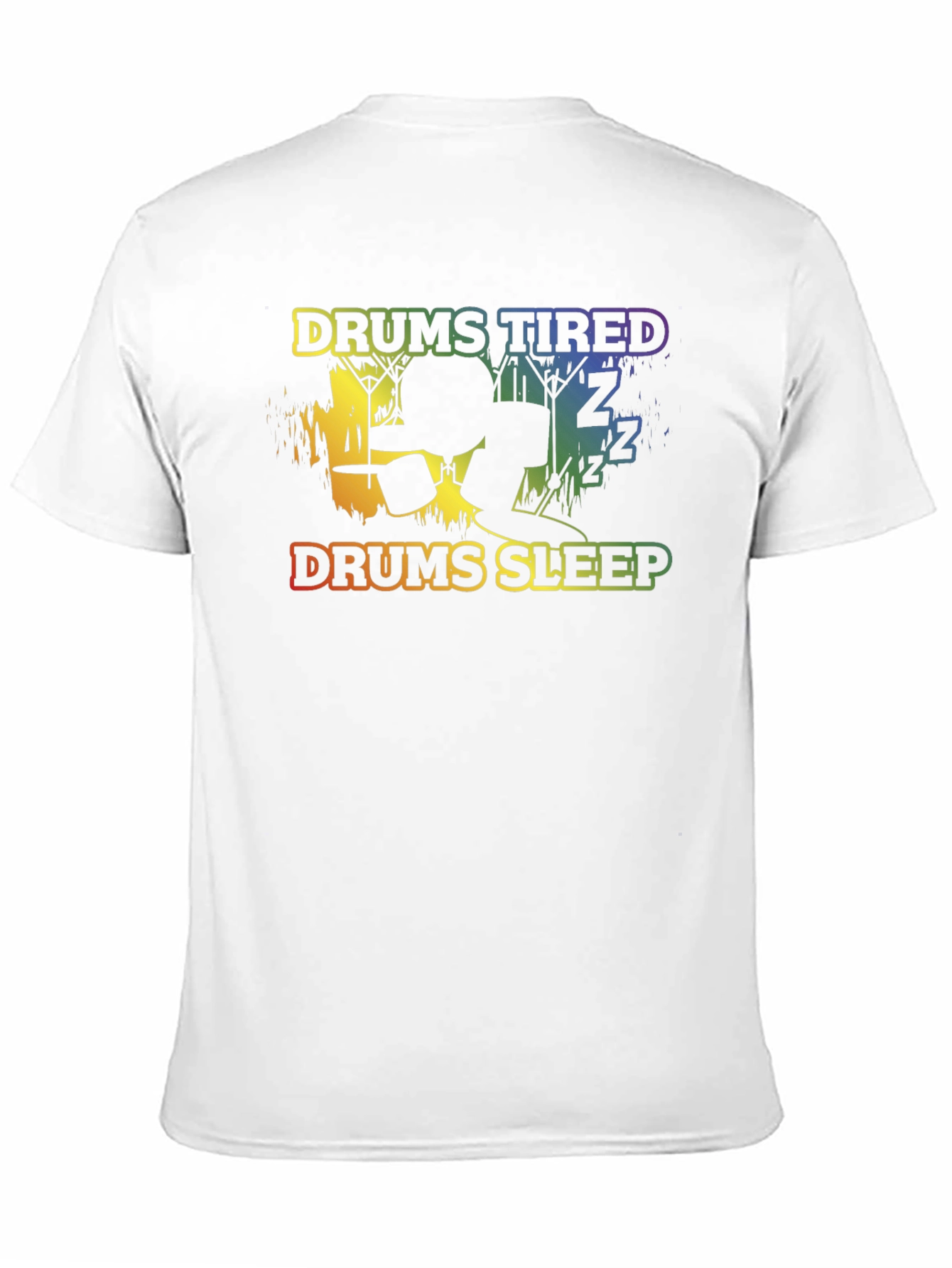 Drums Tired Drums Sleep Black T-Shirt