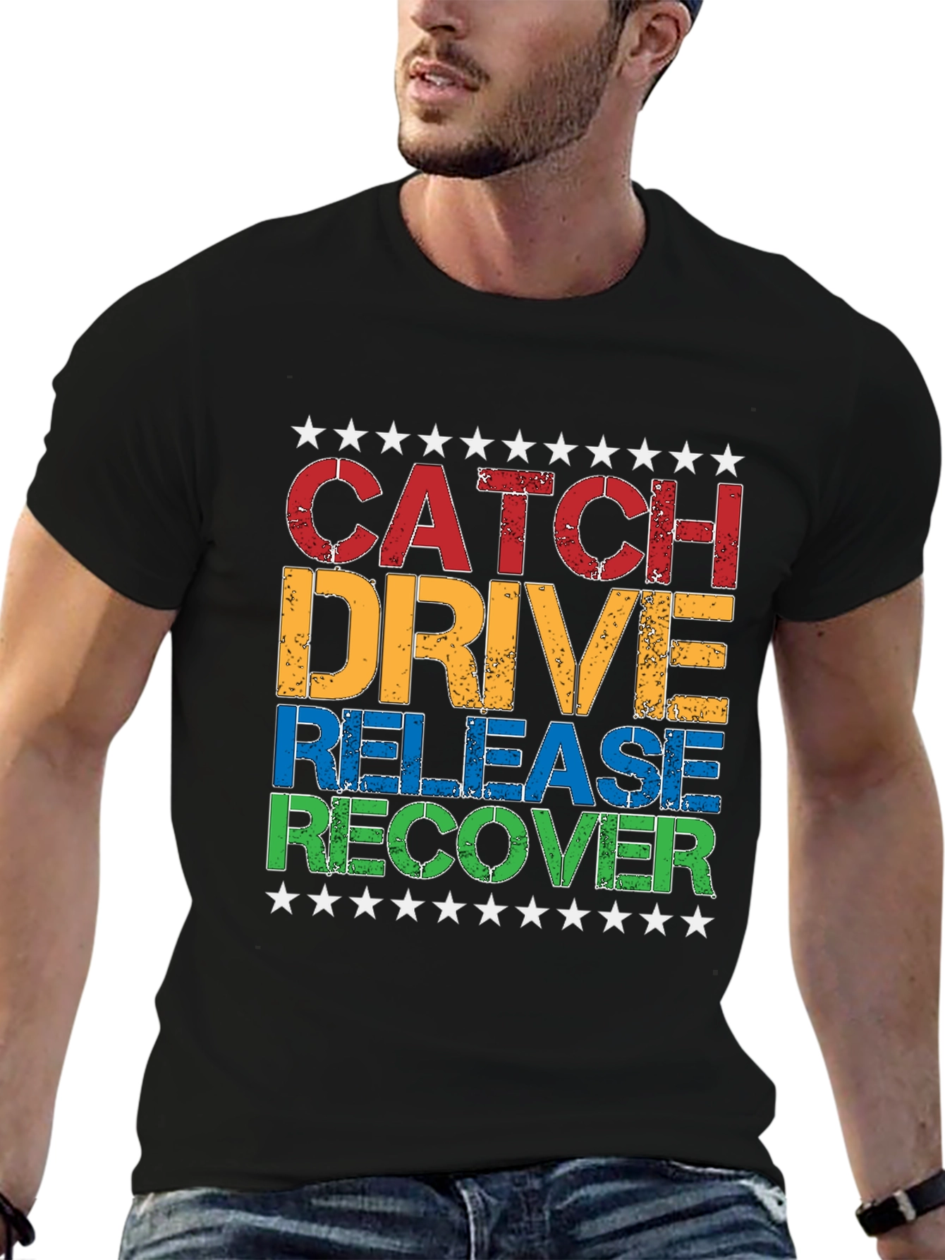 Catch Drive Release Recover T-Shirt