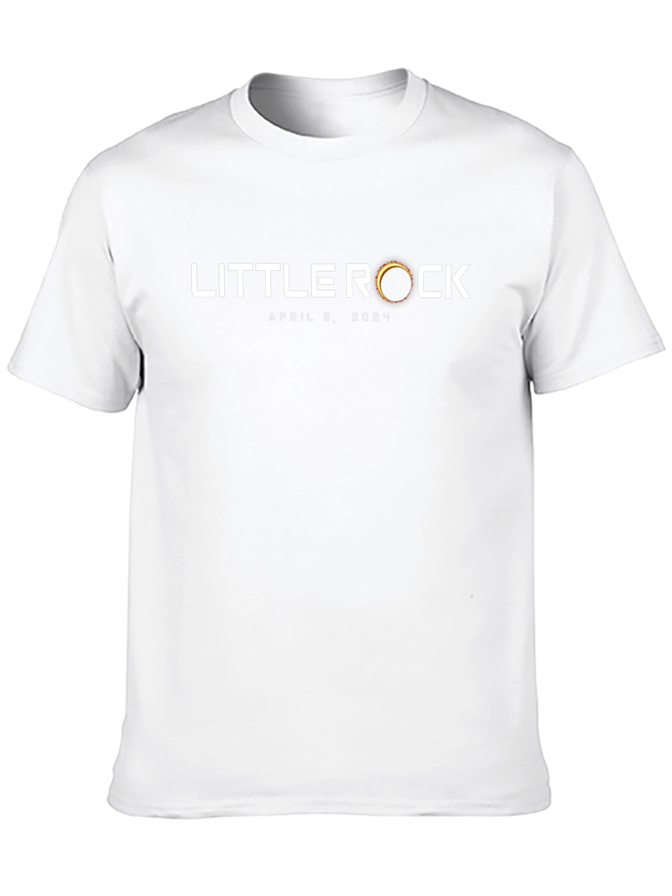 Little Rock Eclipse April 8 2024 T-Shirt