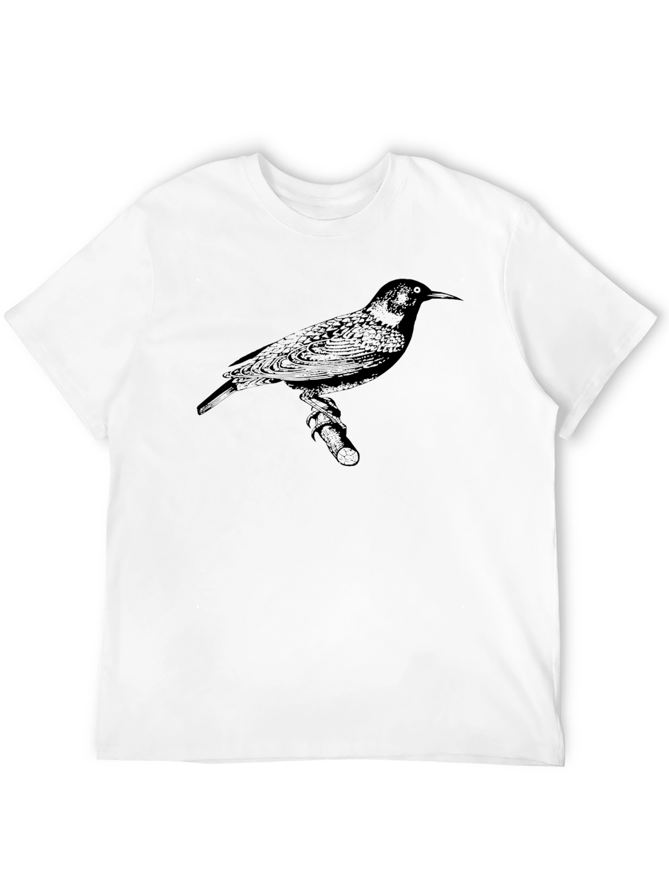 Bird Graphic Tee - Stylish Black T-Shirt