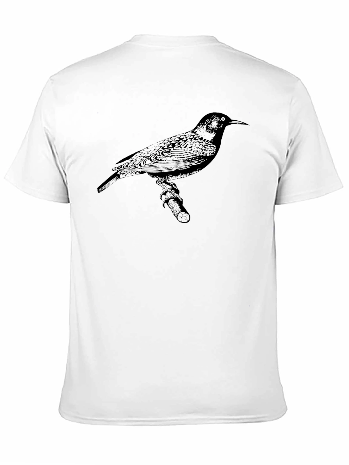 Bird Graphic Tee - Stylish Black T-Shirt