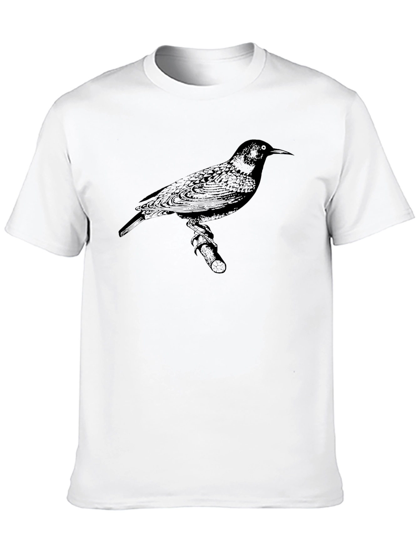 Bird Graphic Tee - Stylish Black T-Shirt