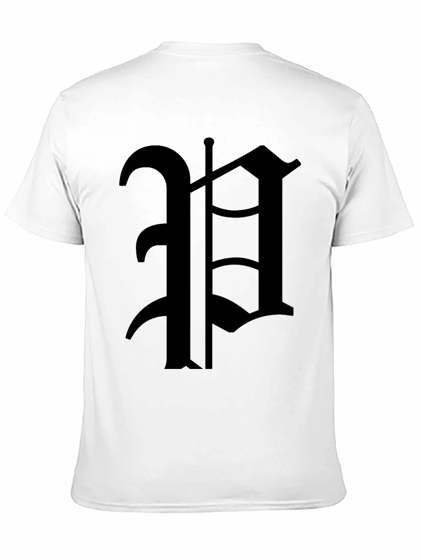 Gothic H Black T-Shirt
