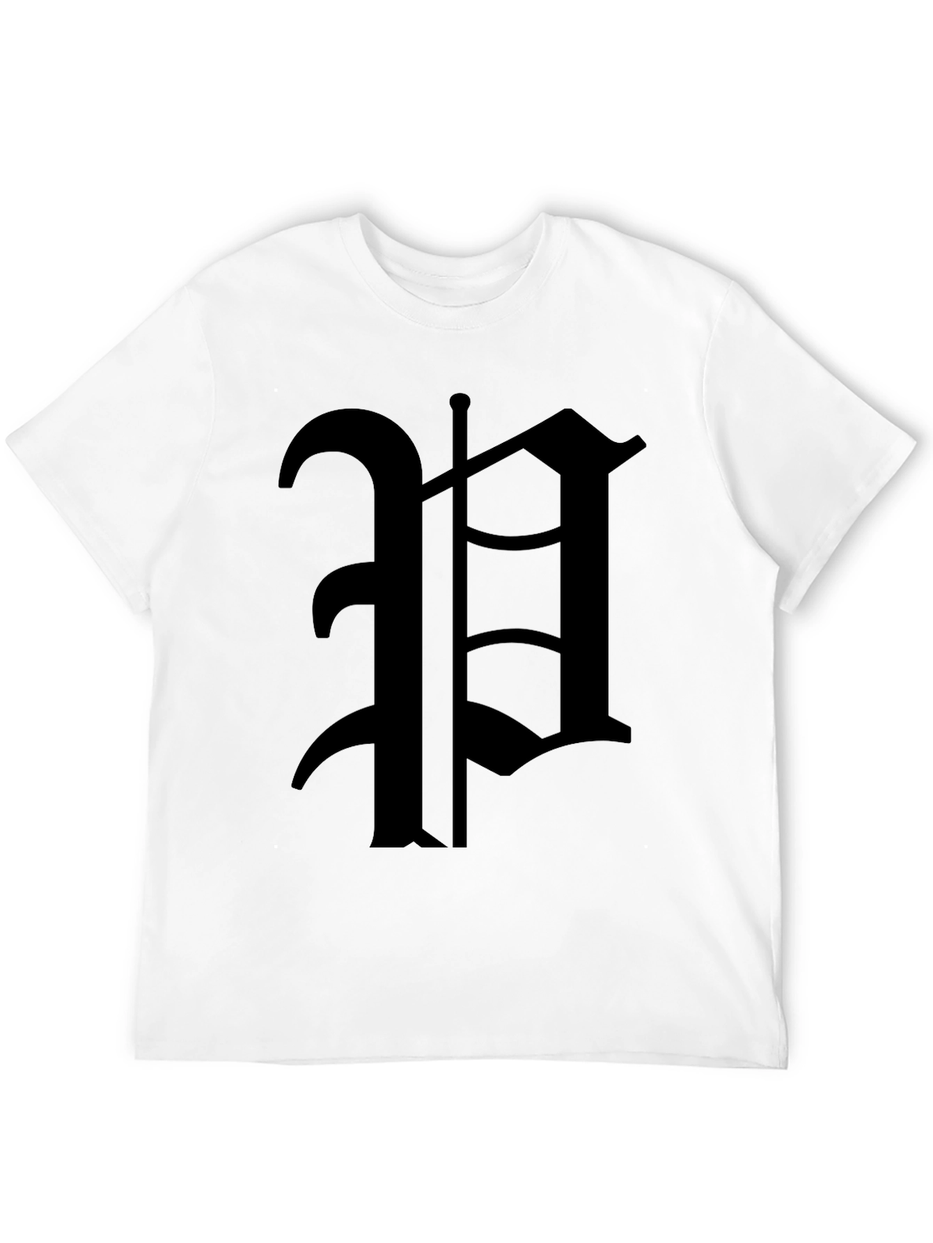 Gothic H Black T-Shirt