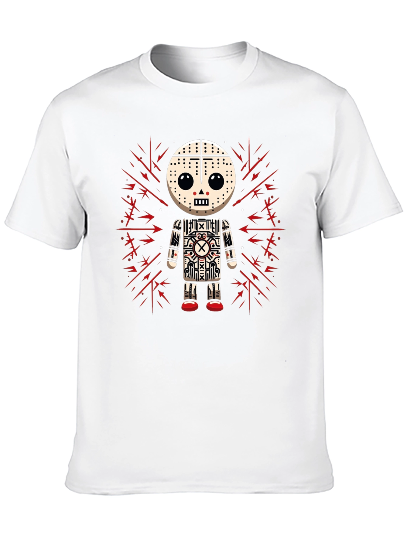 Cool Cartoon Robot Graphic Tee