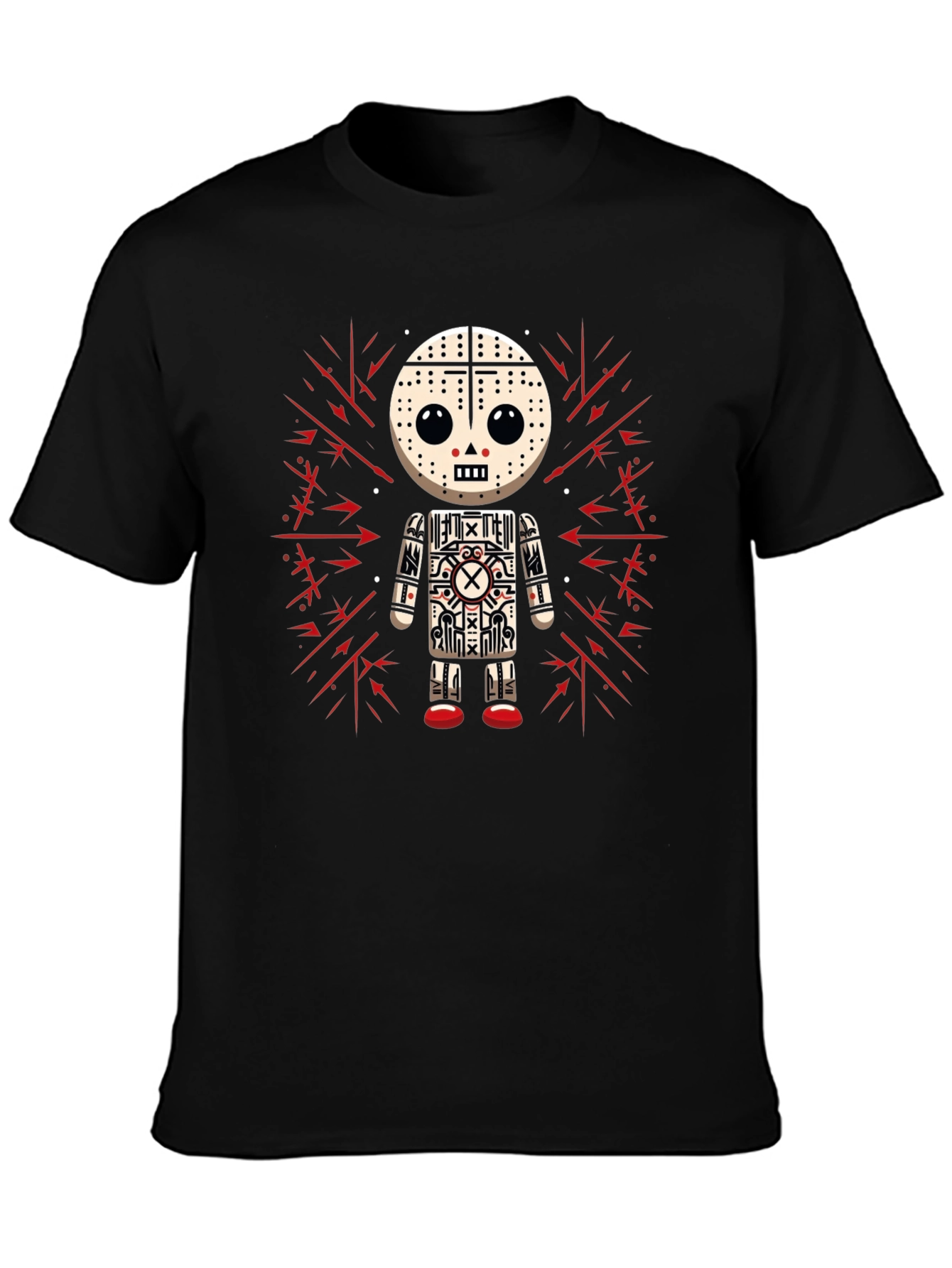 Cool Cartoon Robot Graphic Tee