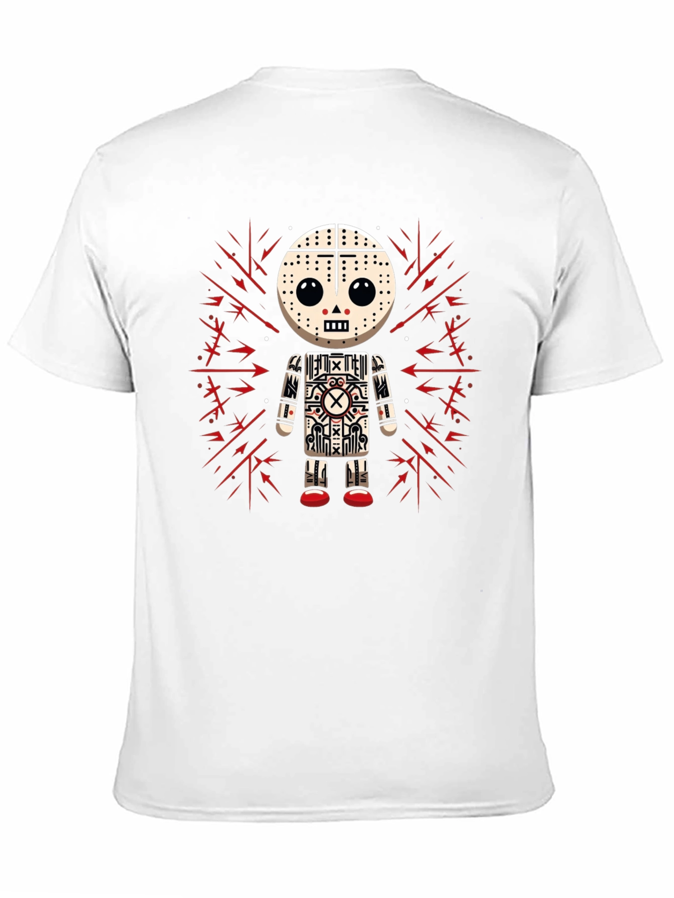 Cool Cartoon Robot Graphic Tee