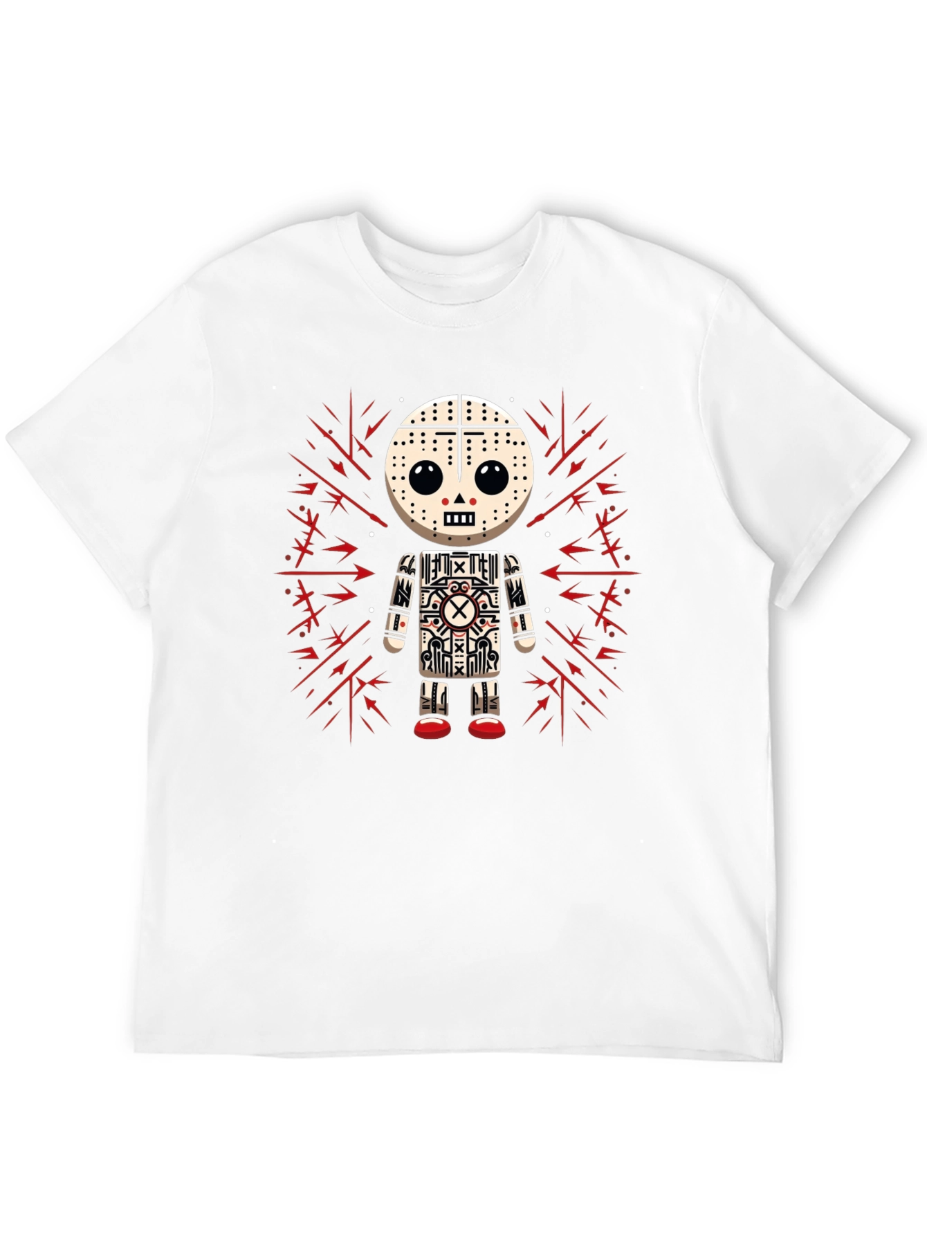 Cool Cartoon Robot Graphic Tee