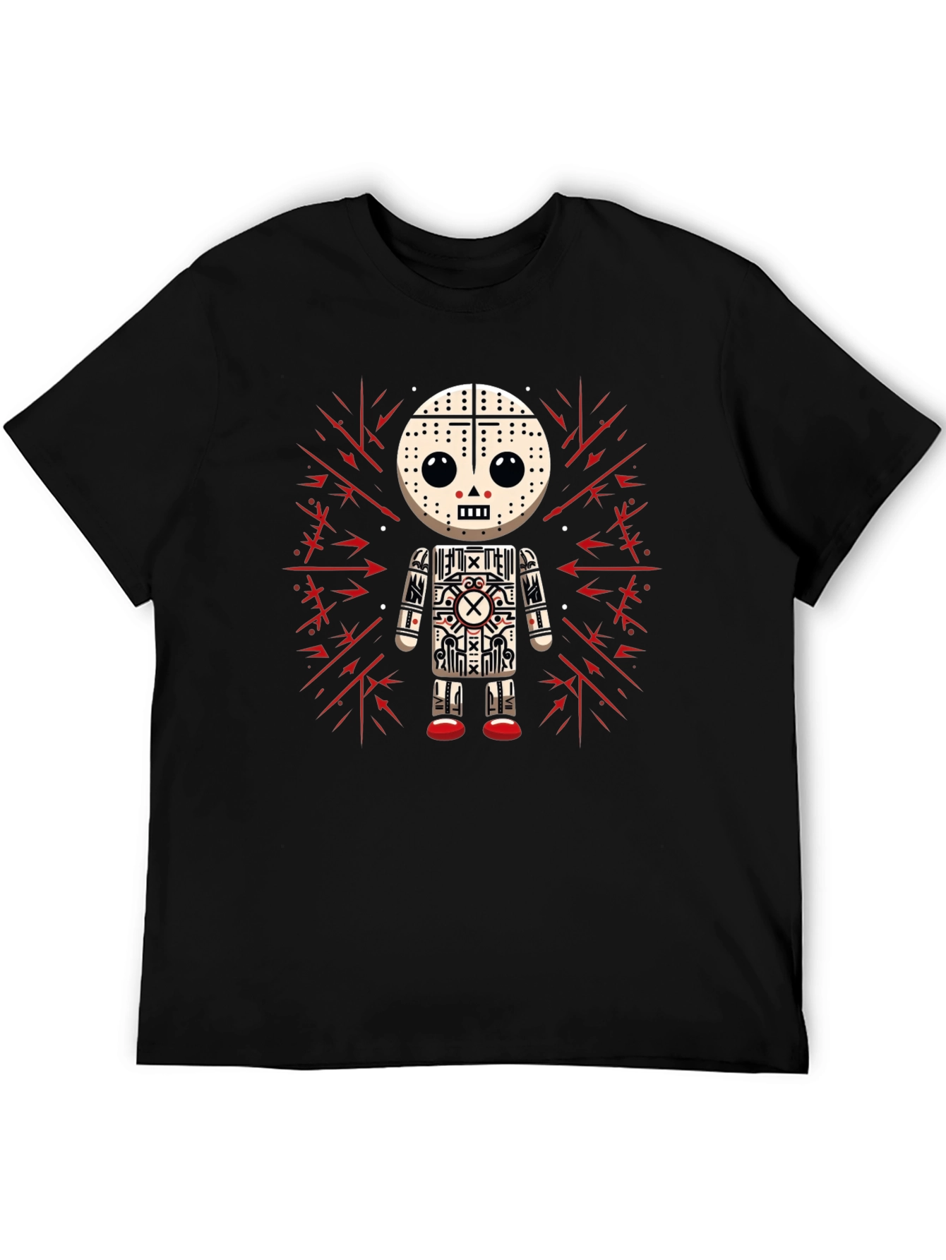 Cool Cartoon Robot Graphic Tee