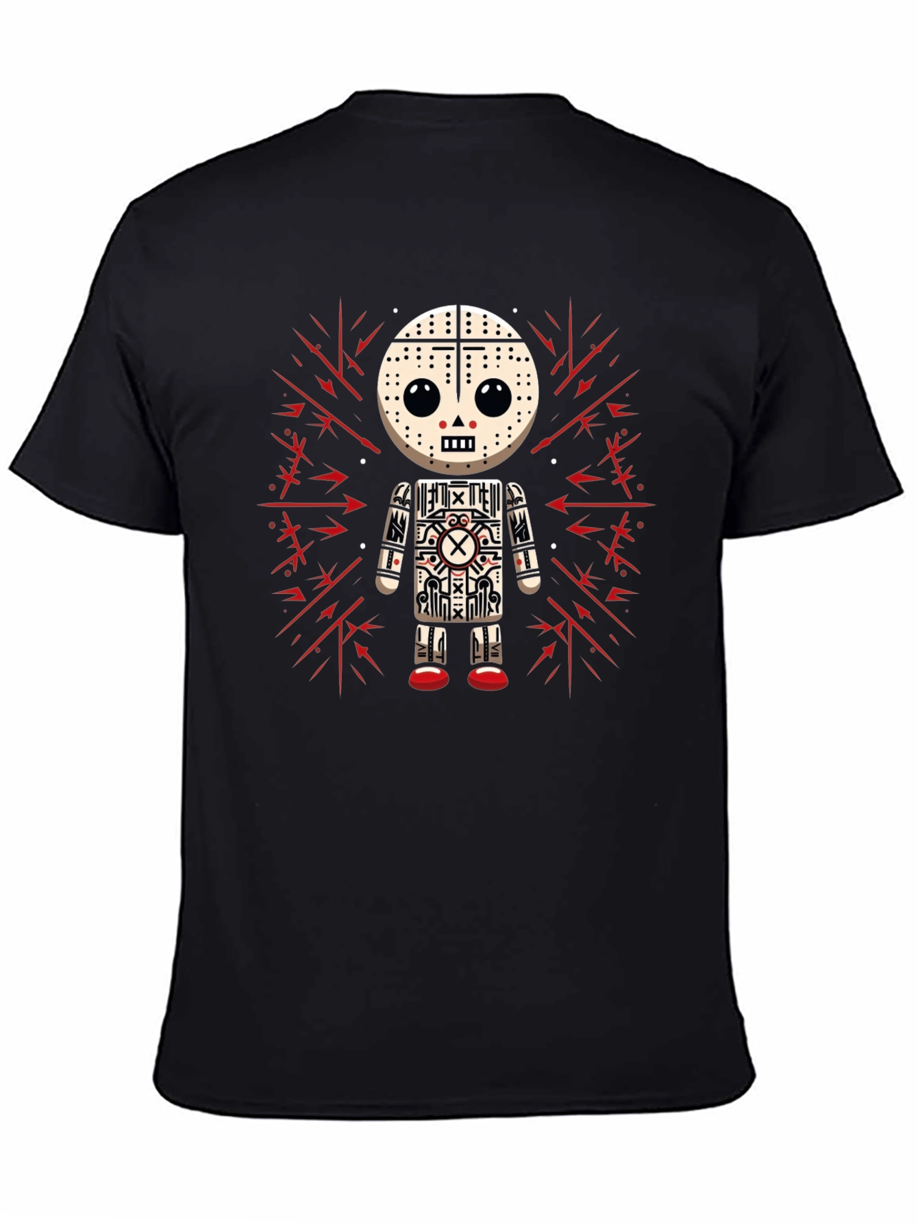 Cool Cartoon Robot Graphic Tee