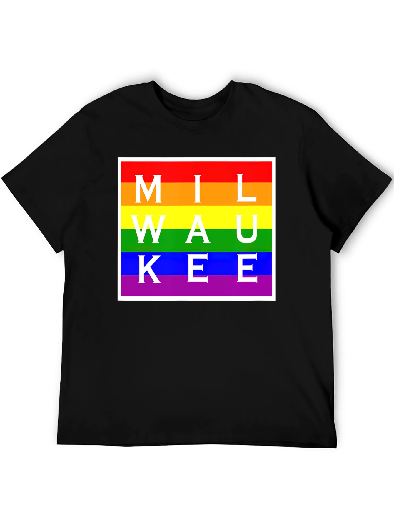 Milwaukee Pride Rainbow T-Shirt