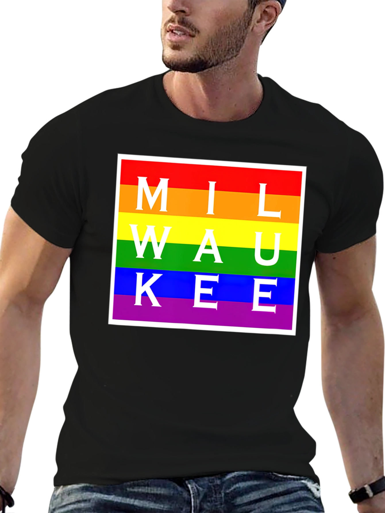 Milwaukee Pride Rainbow T-Shirt