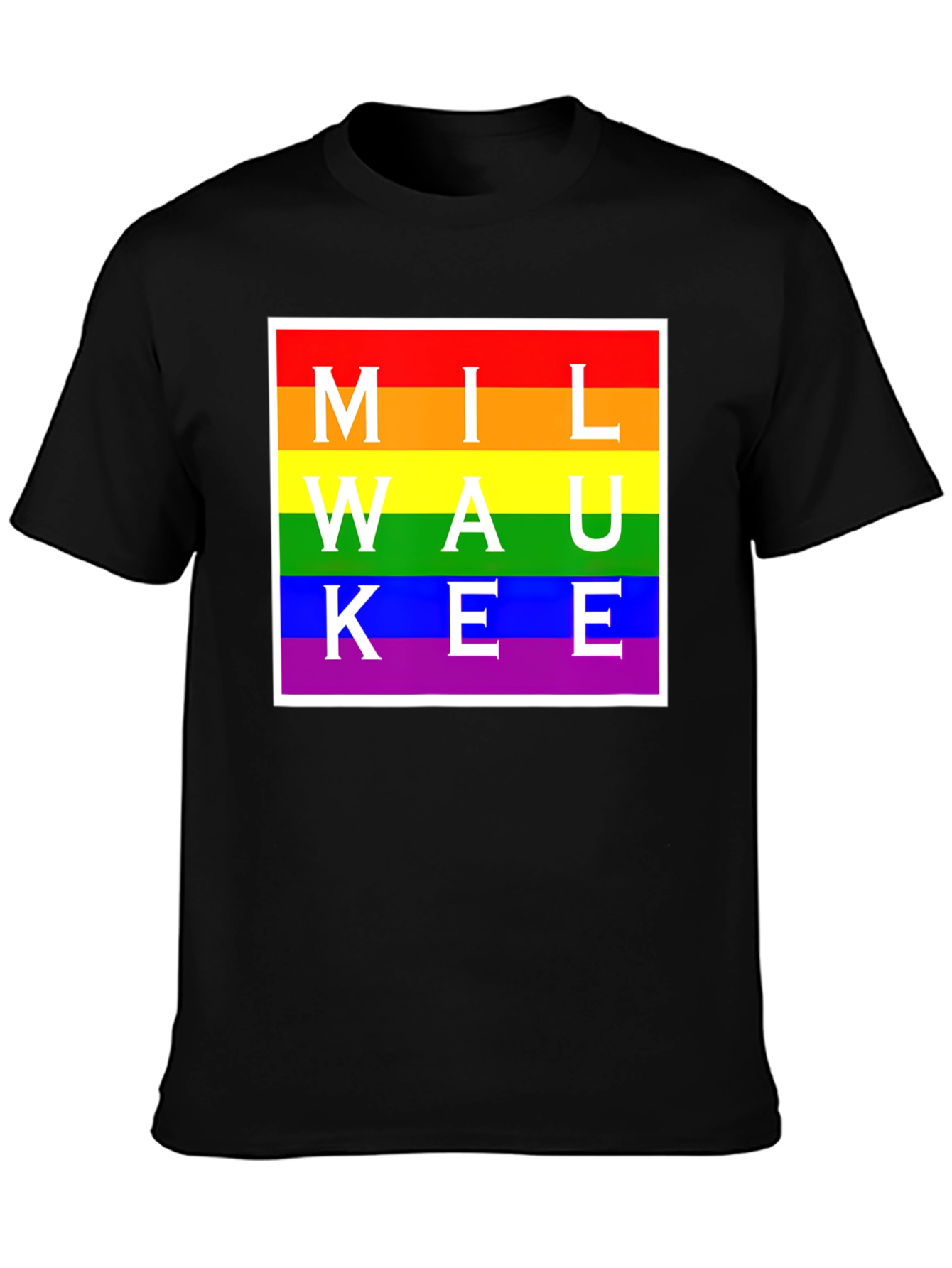 Milwaukee Pride Rainbow T-Shirt