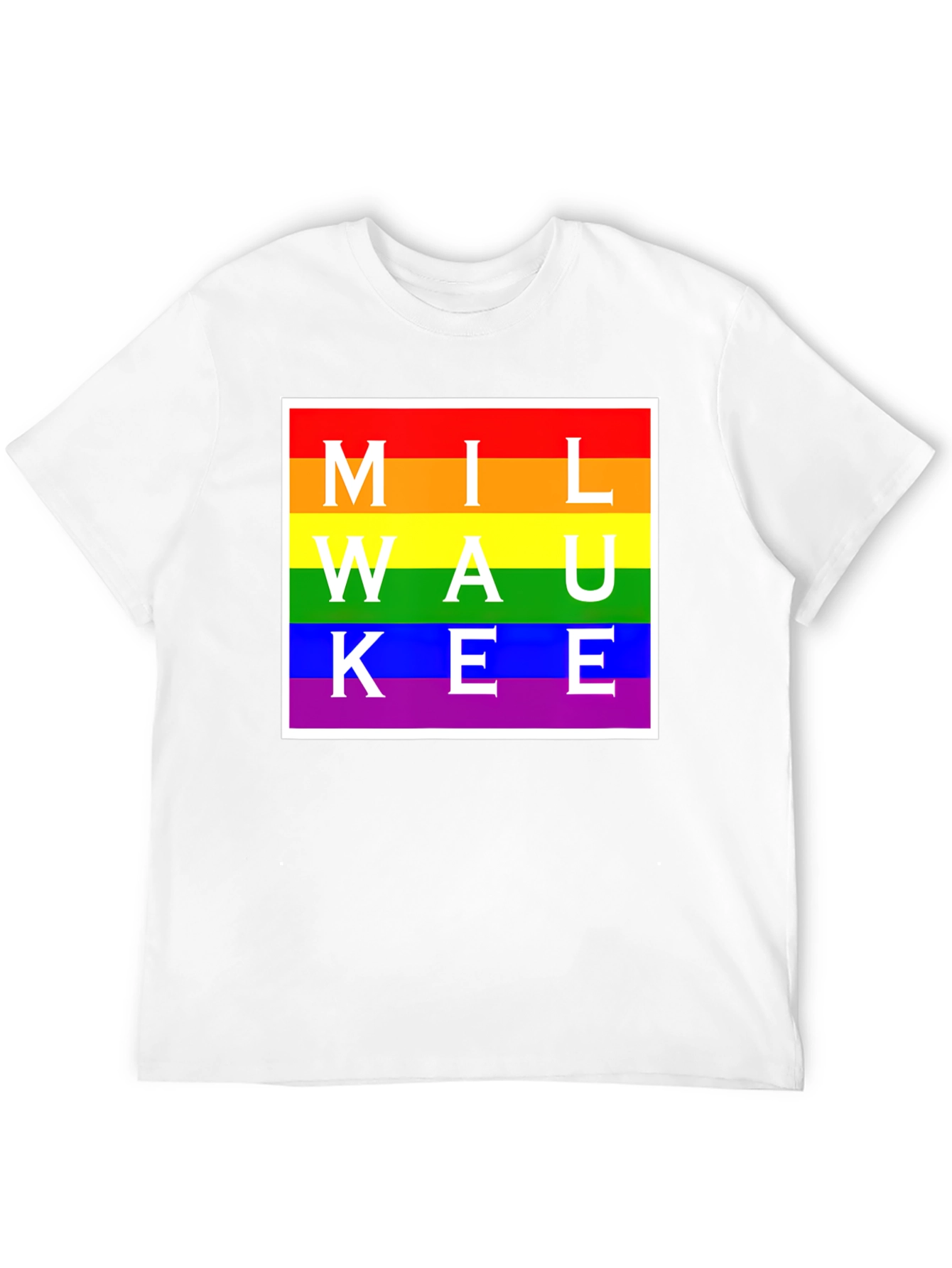 Milwaukee Pride Rainbow T-Shirt