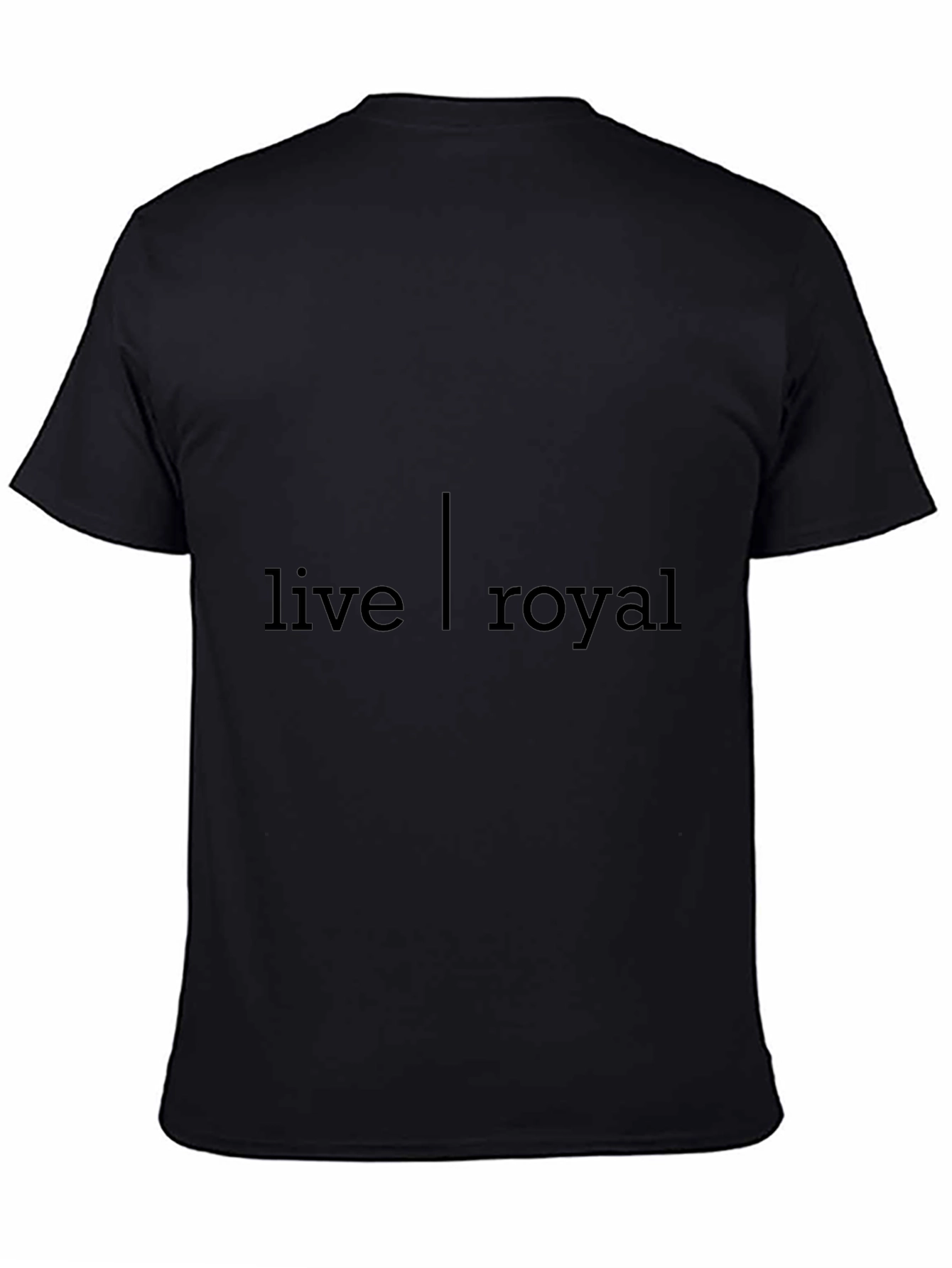 Live Royal Black Graphic T-Shirt