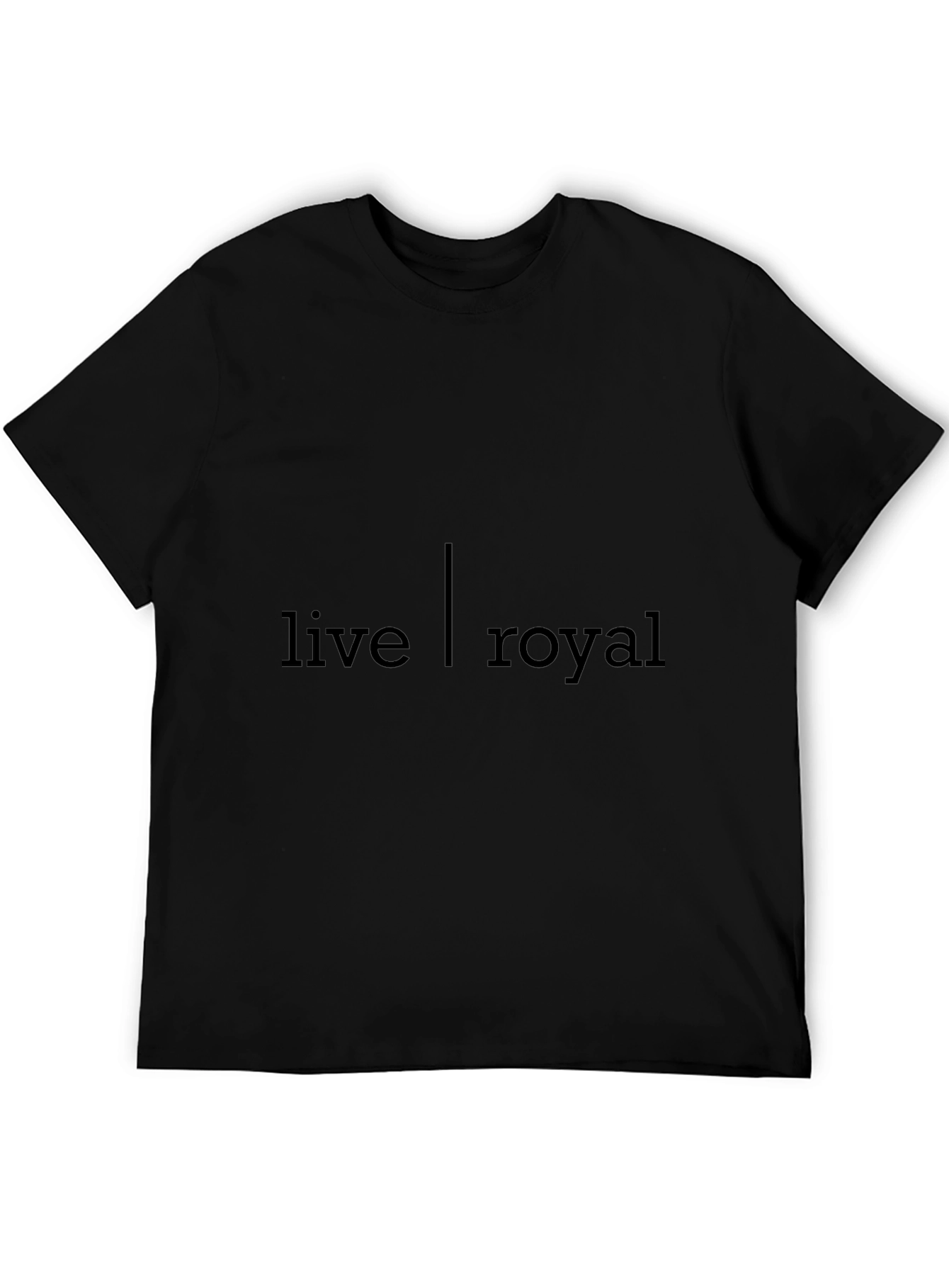 Live Royal Black Graphic T-Shirt