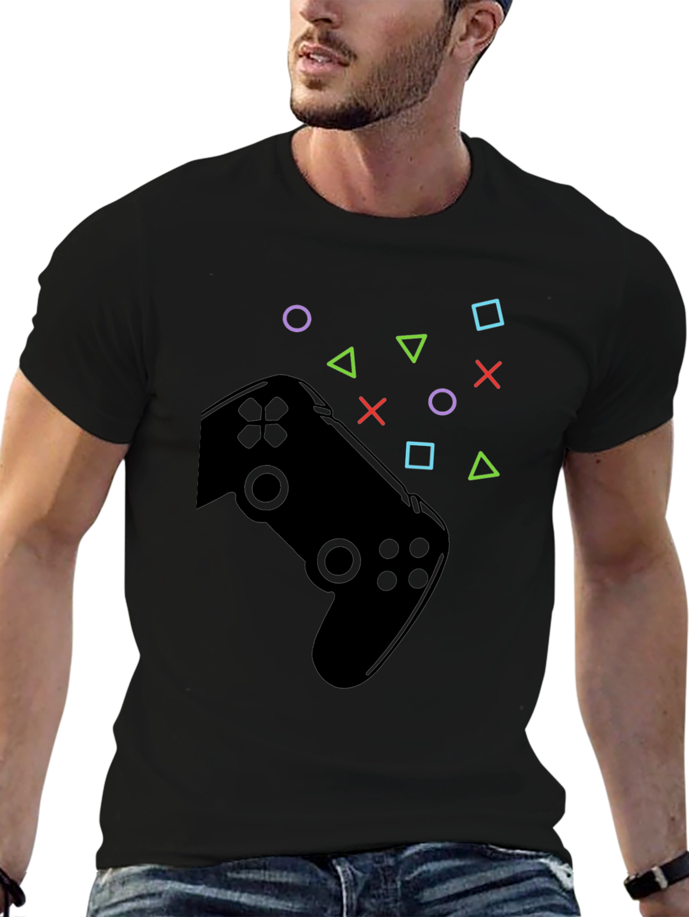 Gaming Controller T-Shirt - Black
