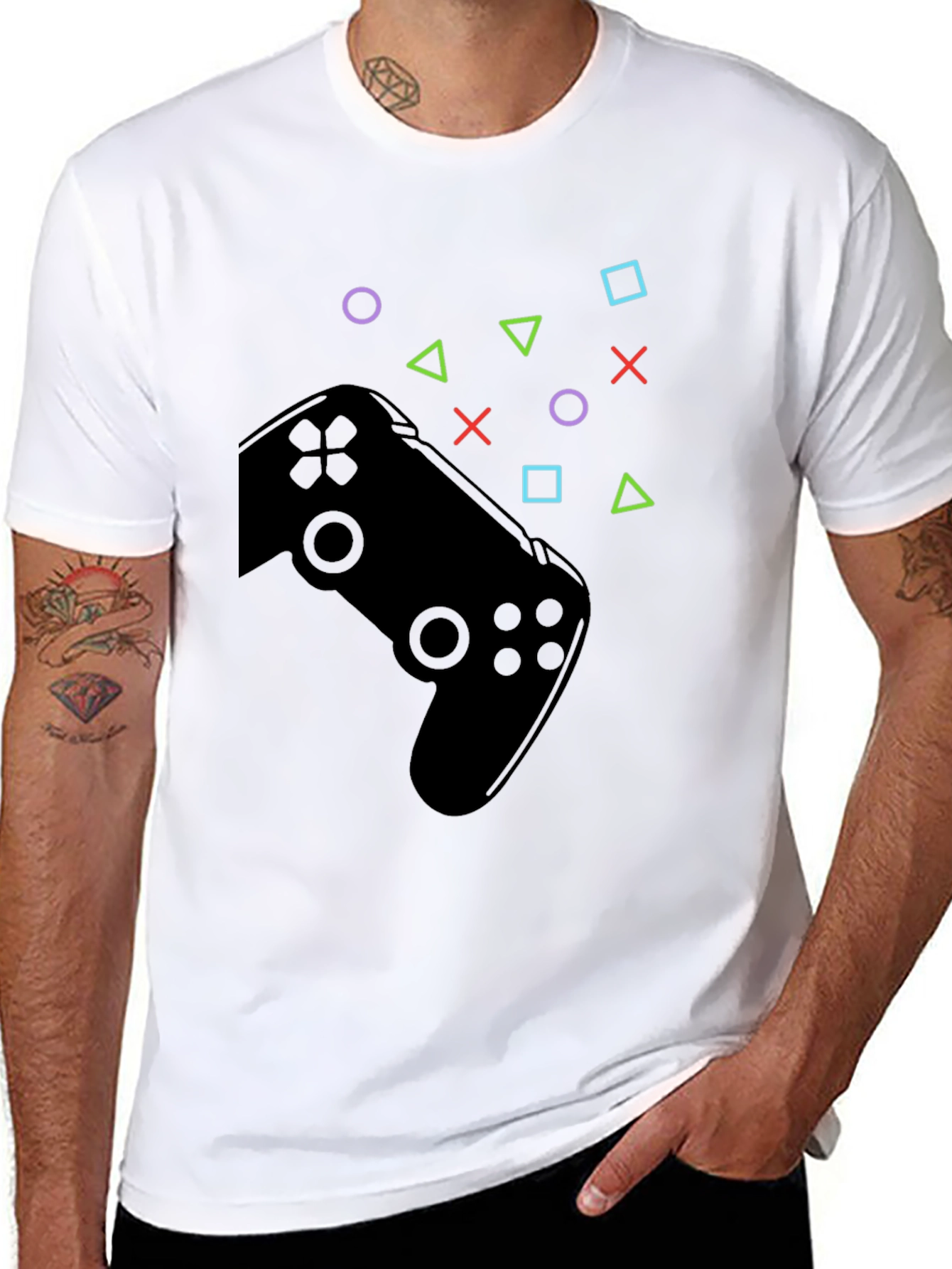 Gaming Controller T-Shirt - Black