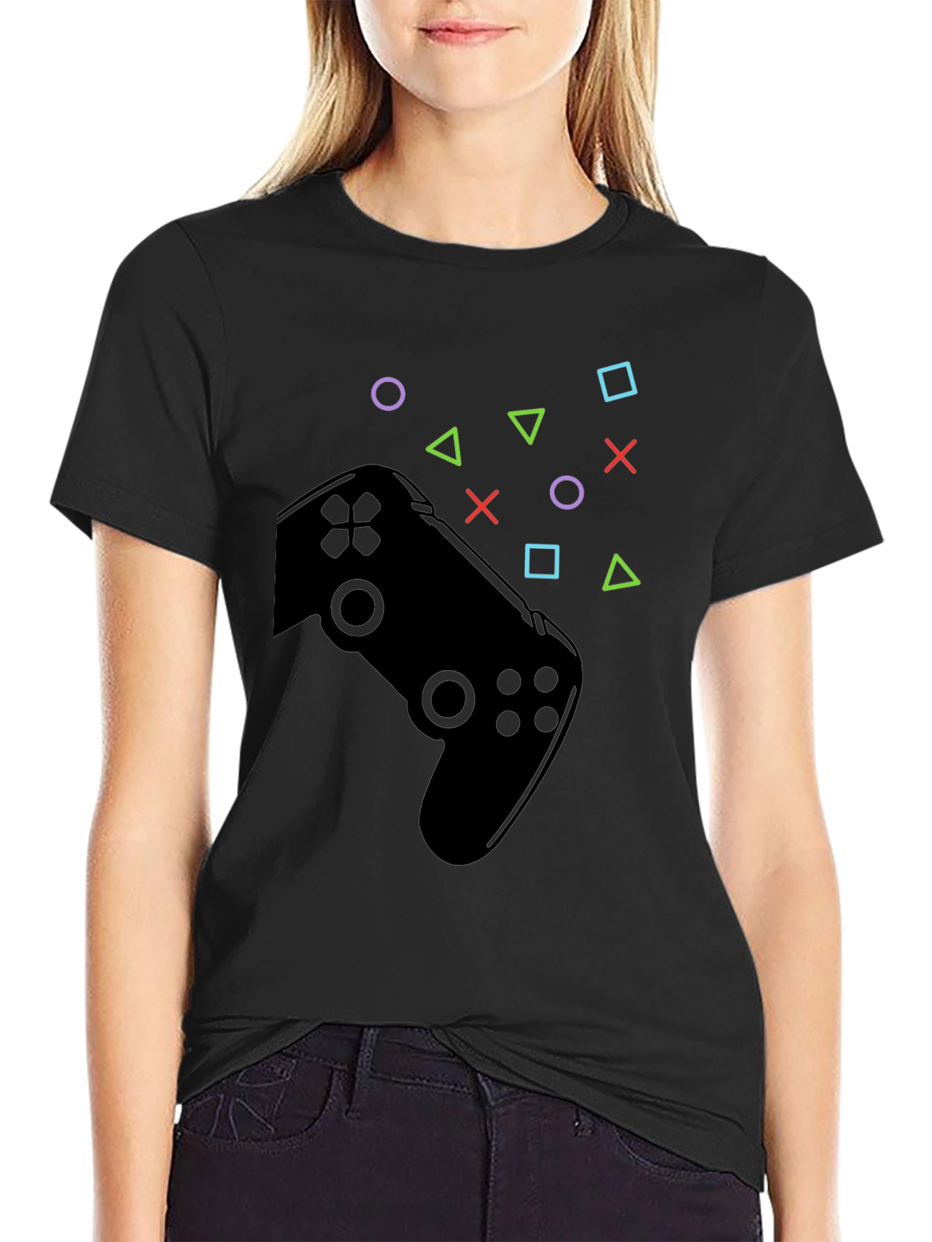 Gaming Controller T-Shirt - Black