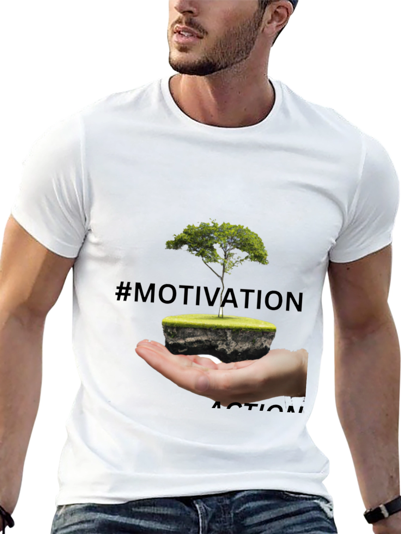 Motivation Action Tree Graphic T-Shirt